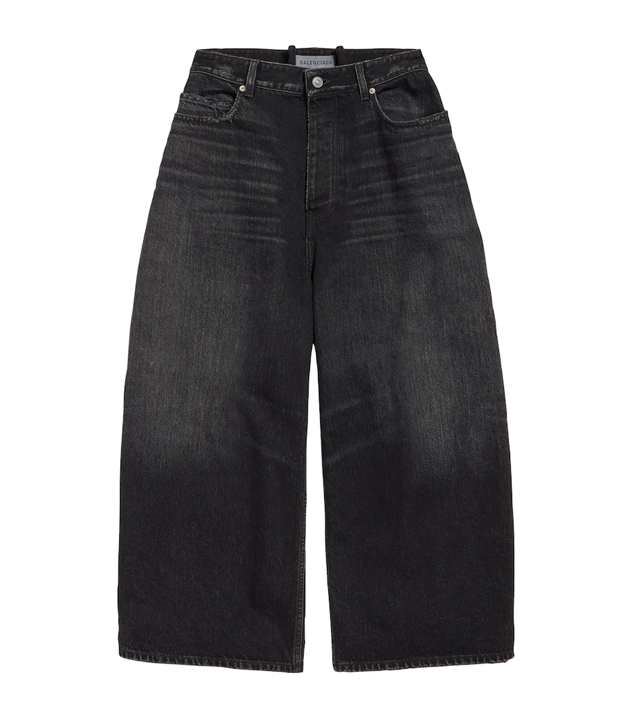 Balenciaga Mens Round-Fit Jeans Image 1
