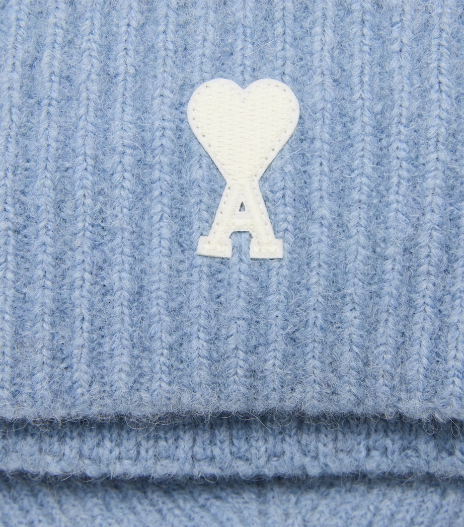 Alpaca Logo Beanie CIEL/ECRU Image 3