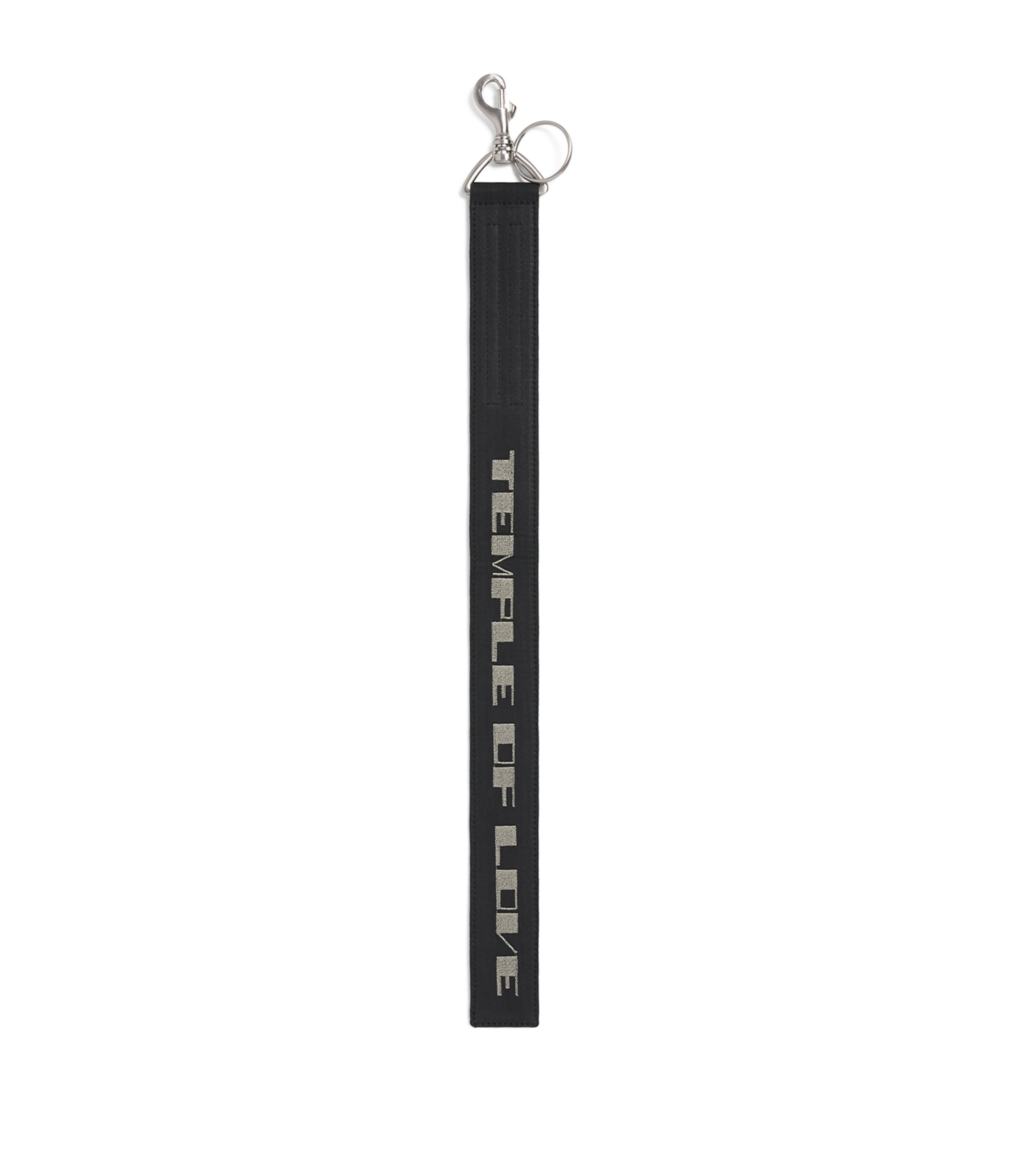Rick Owens Temple of Love Keyring Black/pearl Image 1