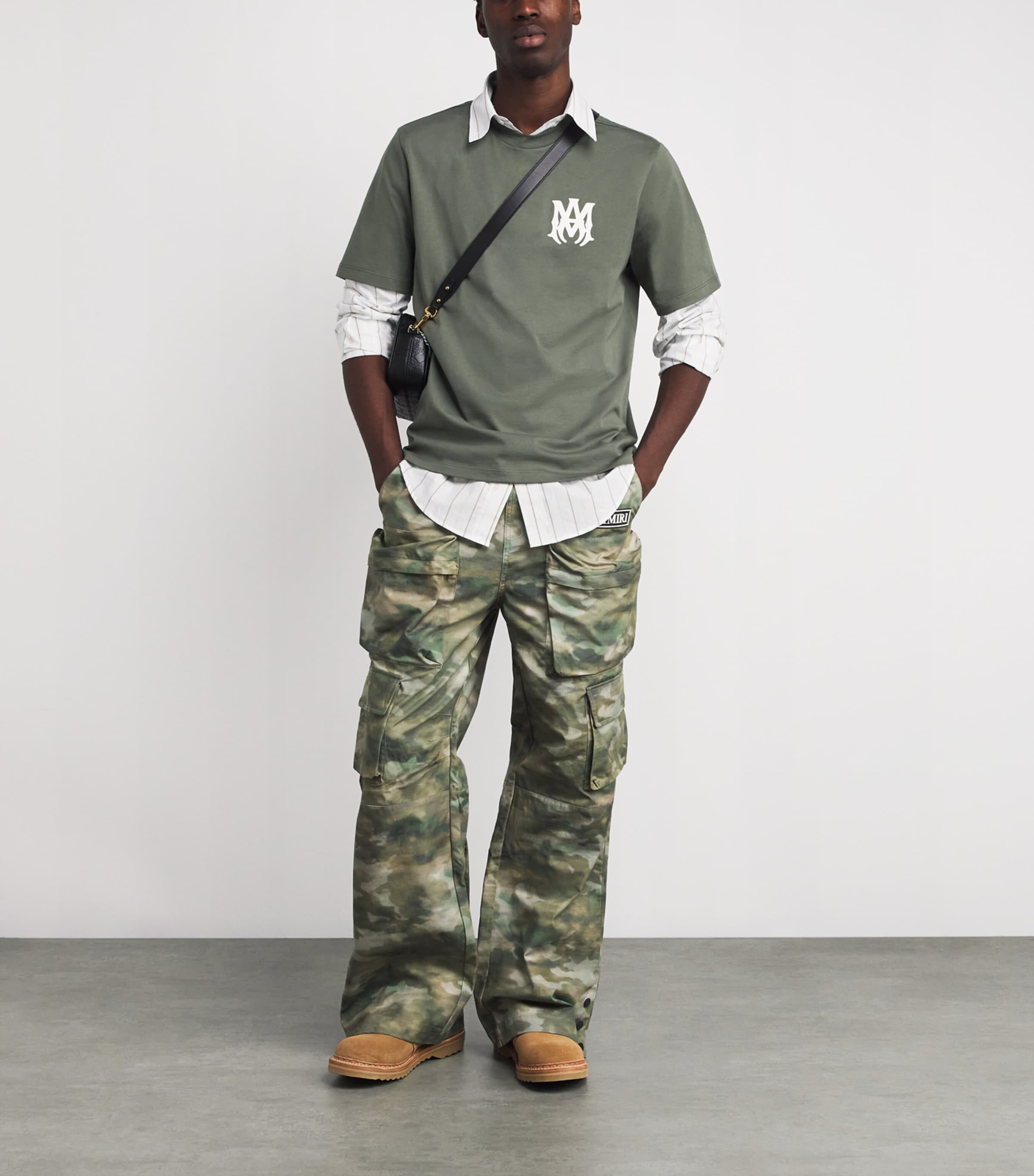 Cotton Core Logo T-Shirt DARK SAGE Image 2