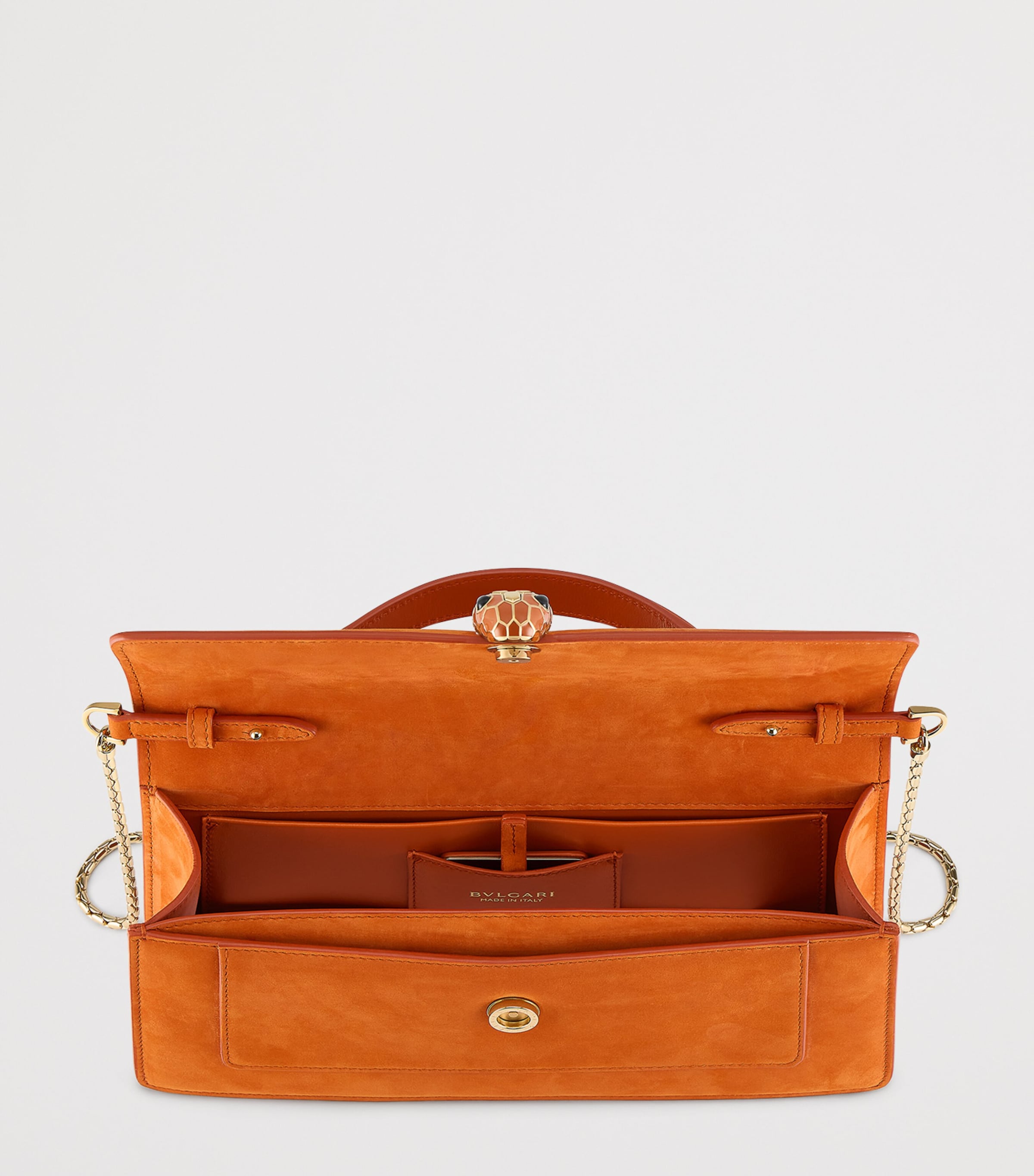 Bvlgari Serpenti Forever Top-Handle Bag Orange Image 5