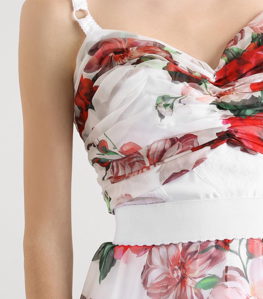 Rose Print Corset Top HA5PD-B.ROSE ANTICHE Image 3