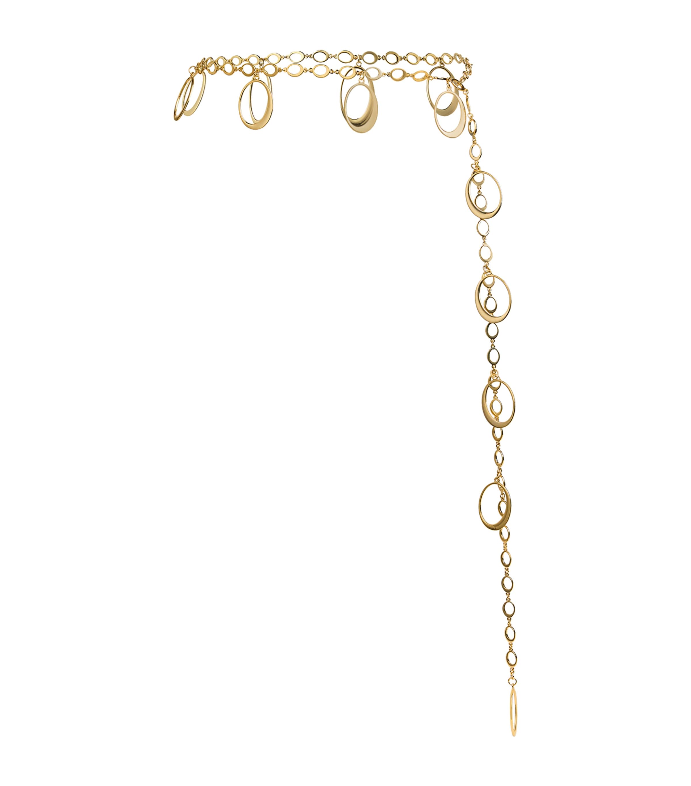 Oseree O-ring Body Chain In Gold