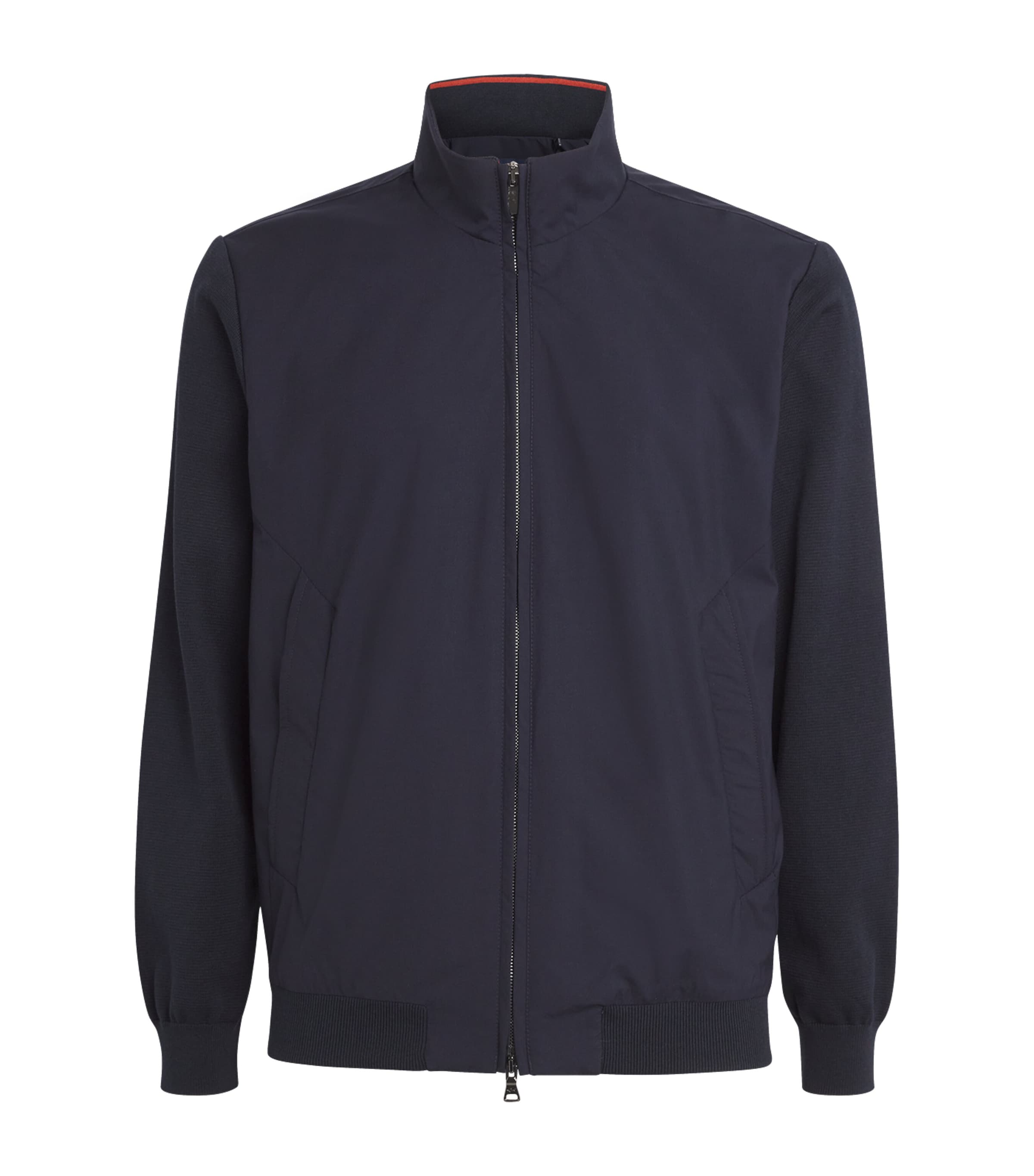 Paul & Shark Lightweight Nylon Jacket For Men In Blue