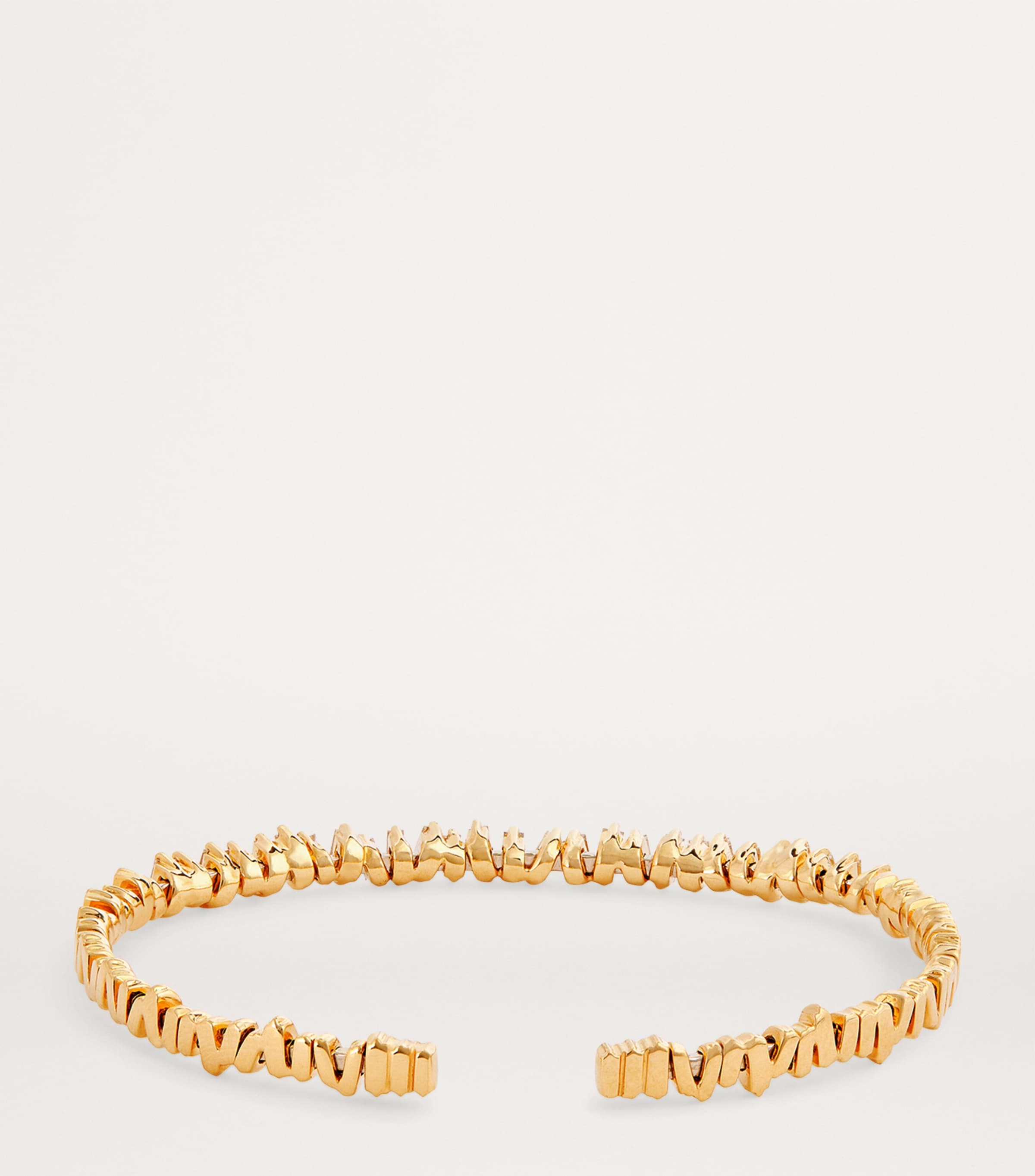 Yellow Gold and Diamond Classic Fireworks Bangle 18K YG/WD Image 3