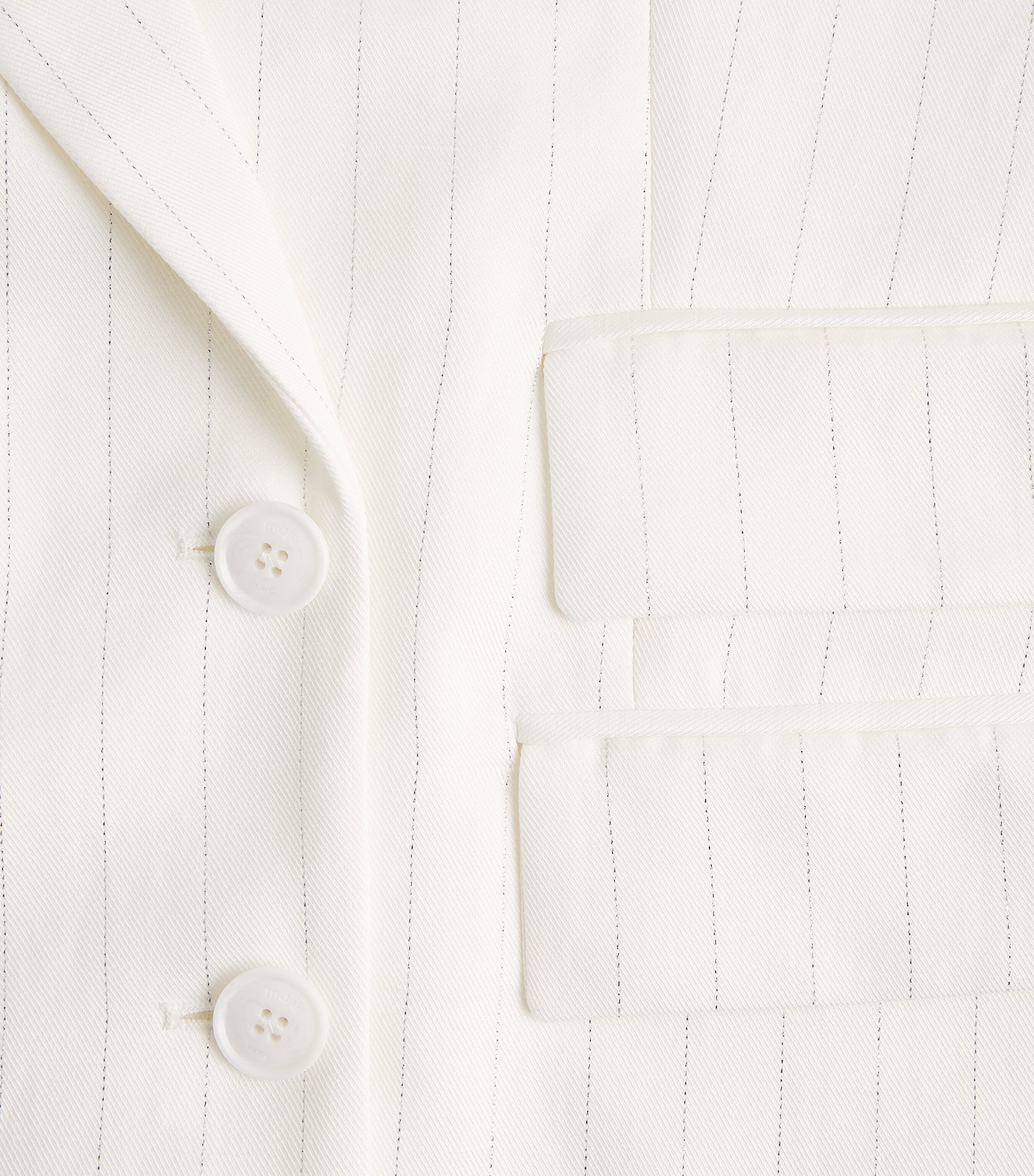 Double-Breasted Blazer WHITE Image 6