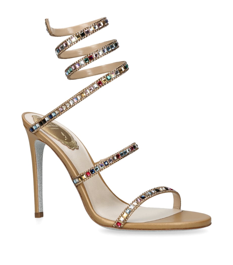 Gem-Embellished Cleo Sandals 105 GOLD Image 3