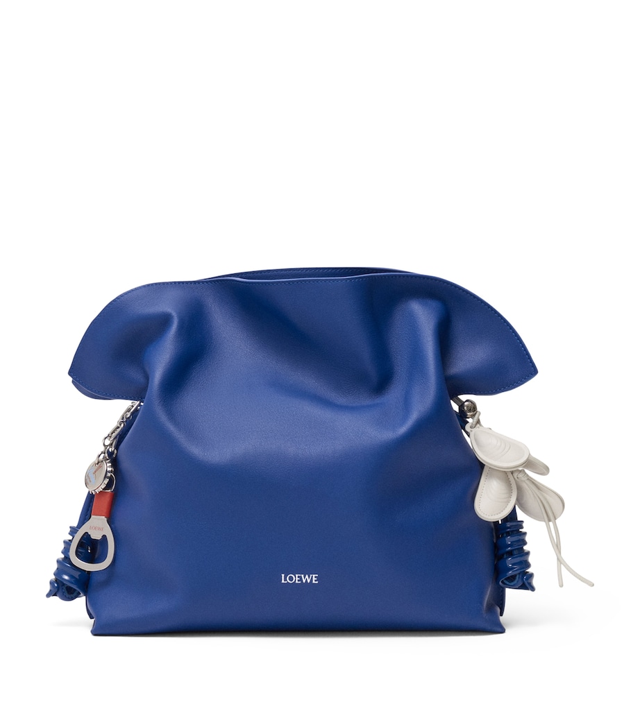 Leather Multi-Shell Bag Charm WHITE Image 2