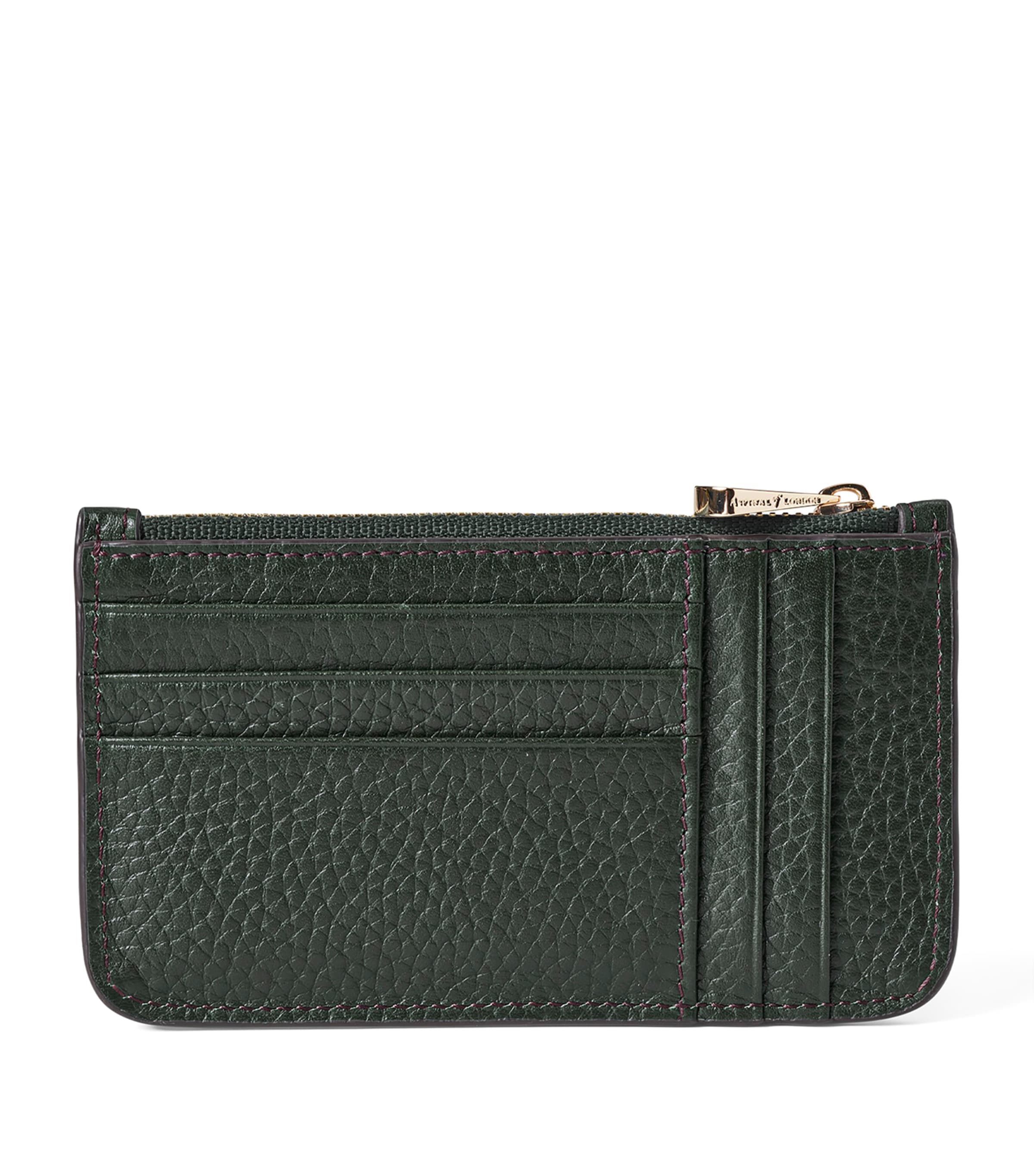 Leather Zipped Ella Card Holder ALPINE Image 1