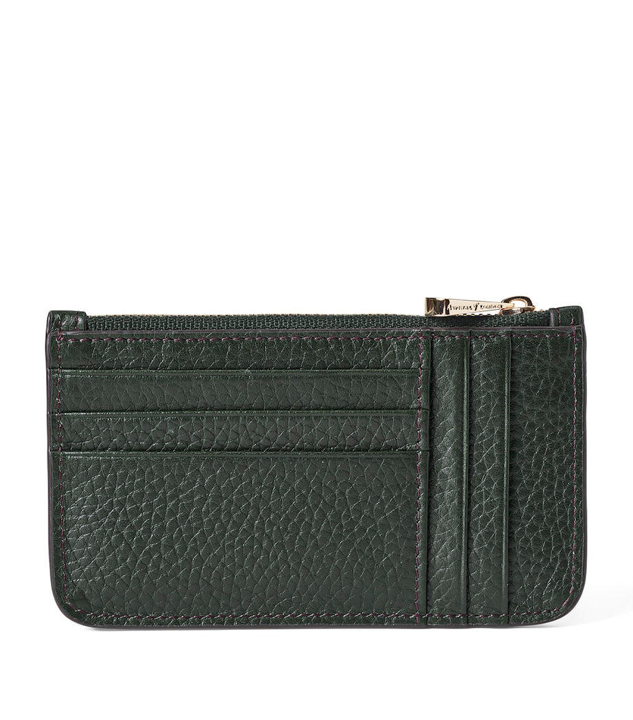 Leather Zipped Ella Card Holder ALPINE Image 1