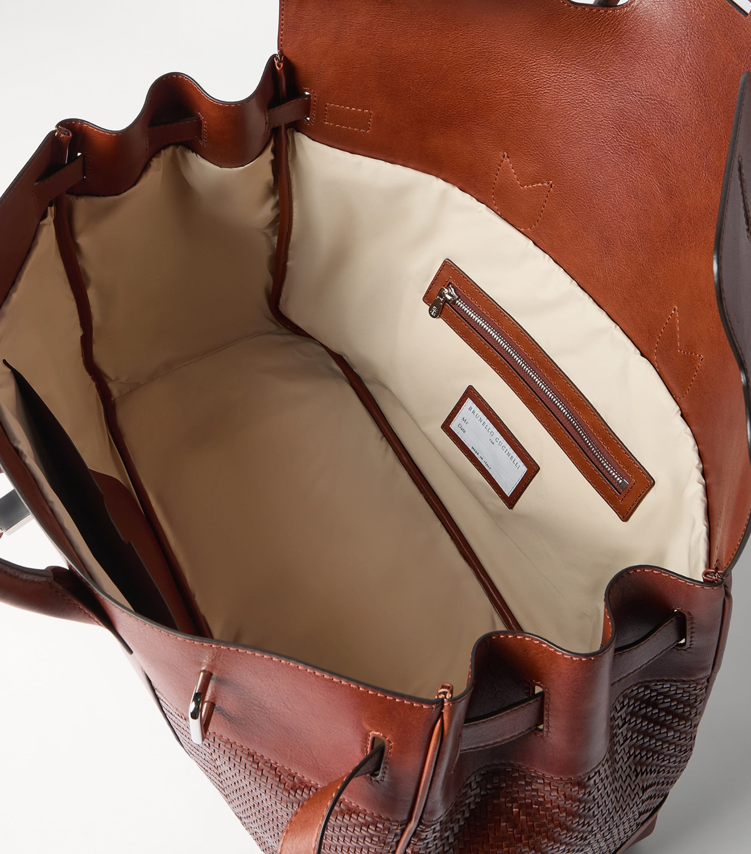 Leather Woven Holdall C9186 Image 4