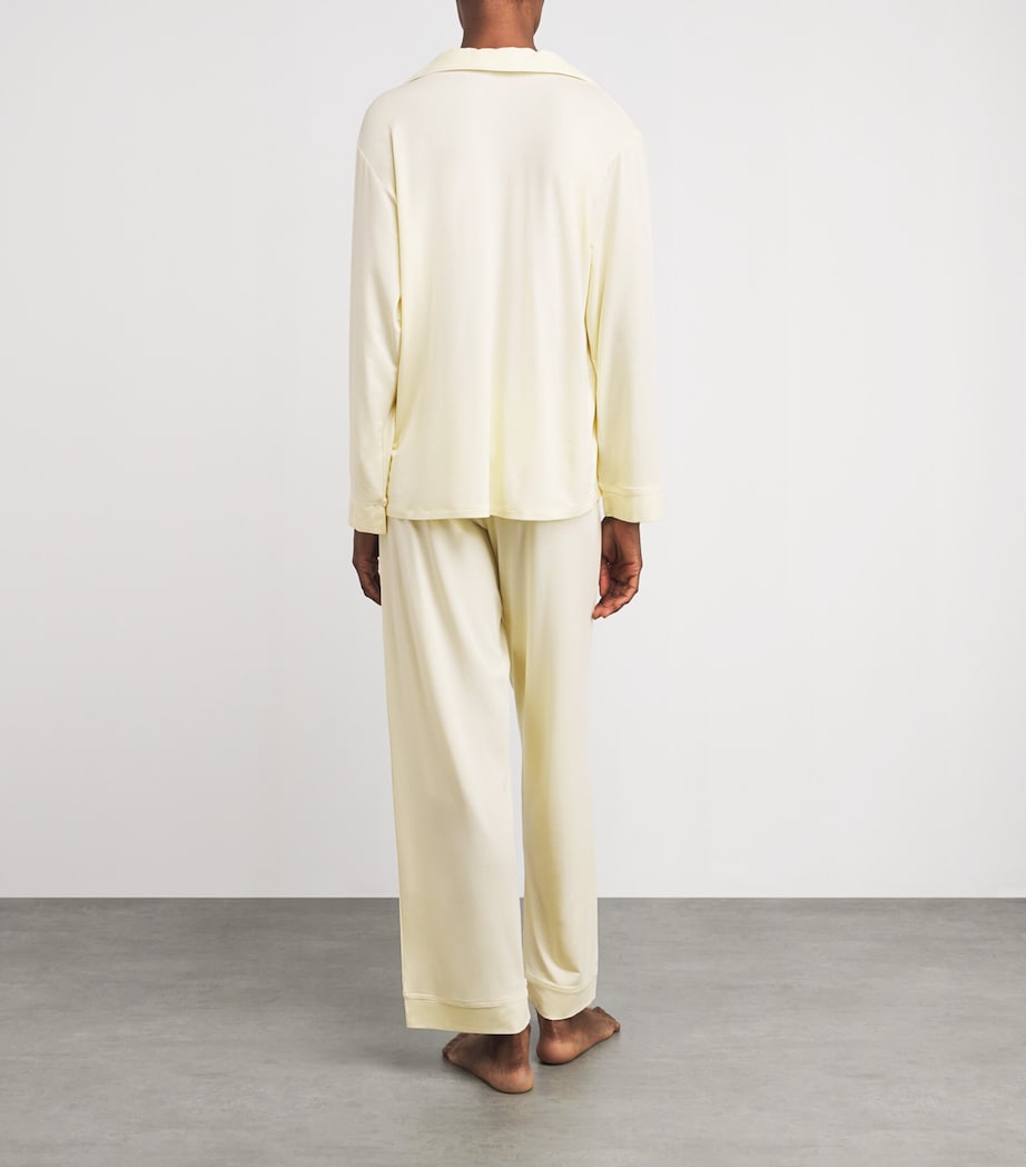 Eberjey Womens Gisele Pyjama Set Bciv Buttercrea Image 4