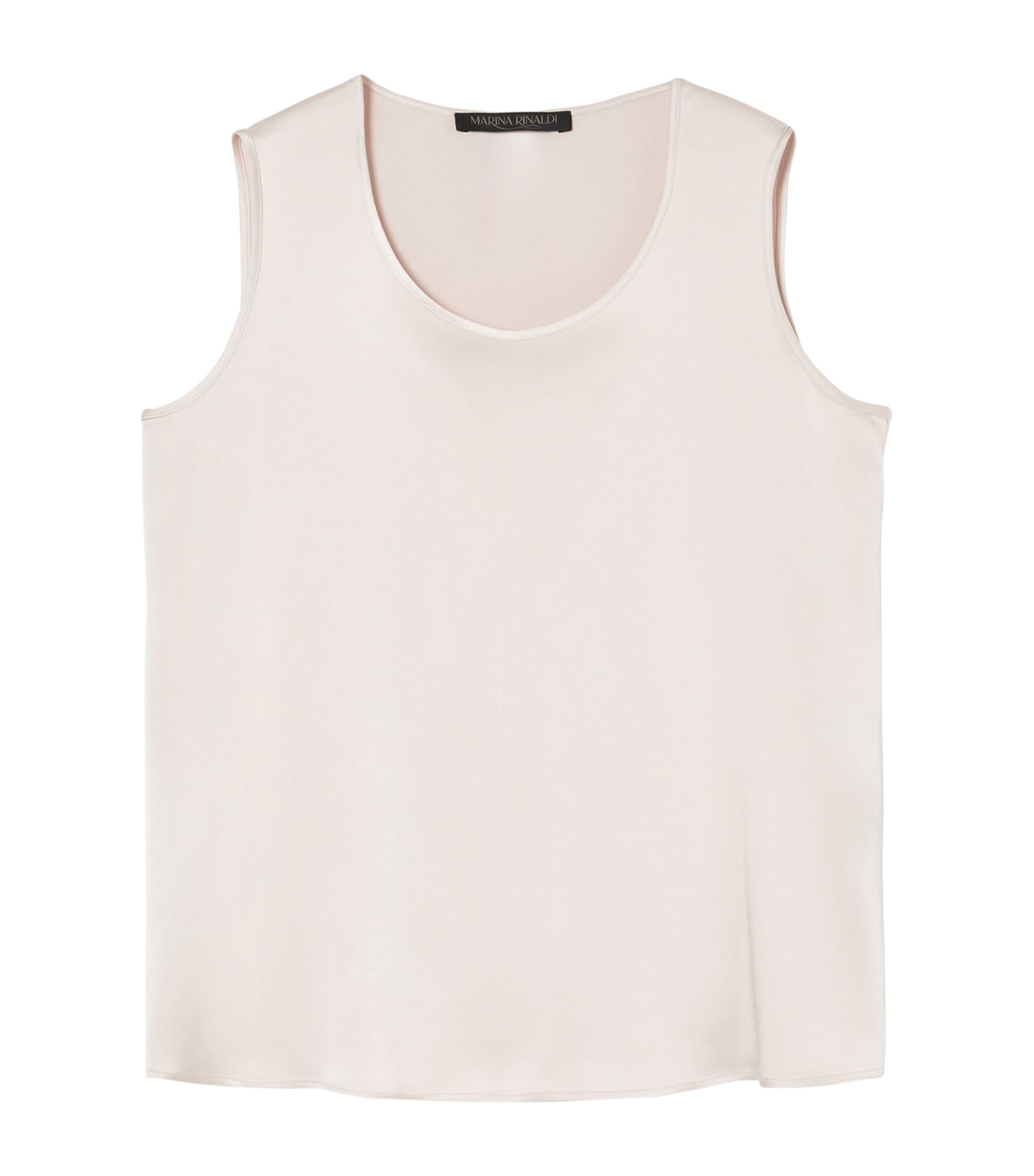 MARINA RINALDI ENVERS SATIN GOLDEN BLOUSE