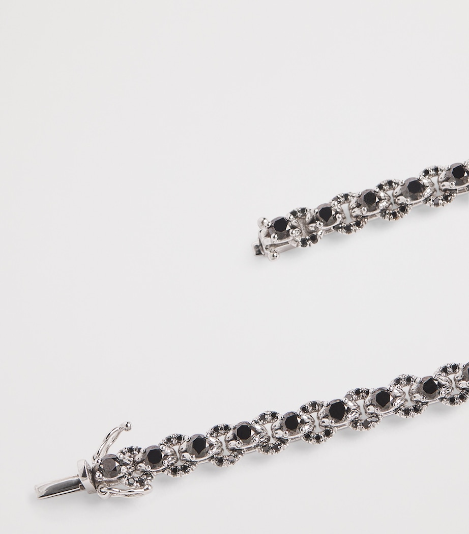 White Gold and Black Diamond Lumia Bracelet WHITE GOLD Image 3