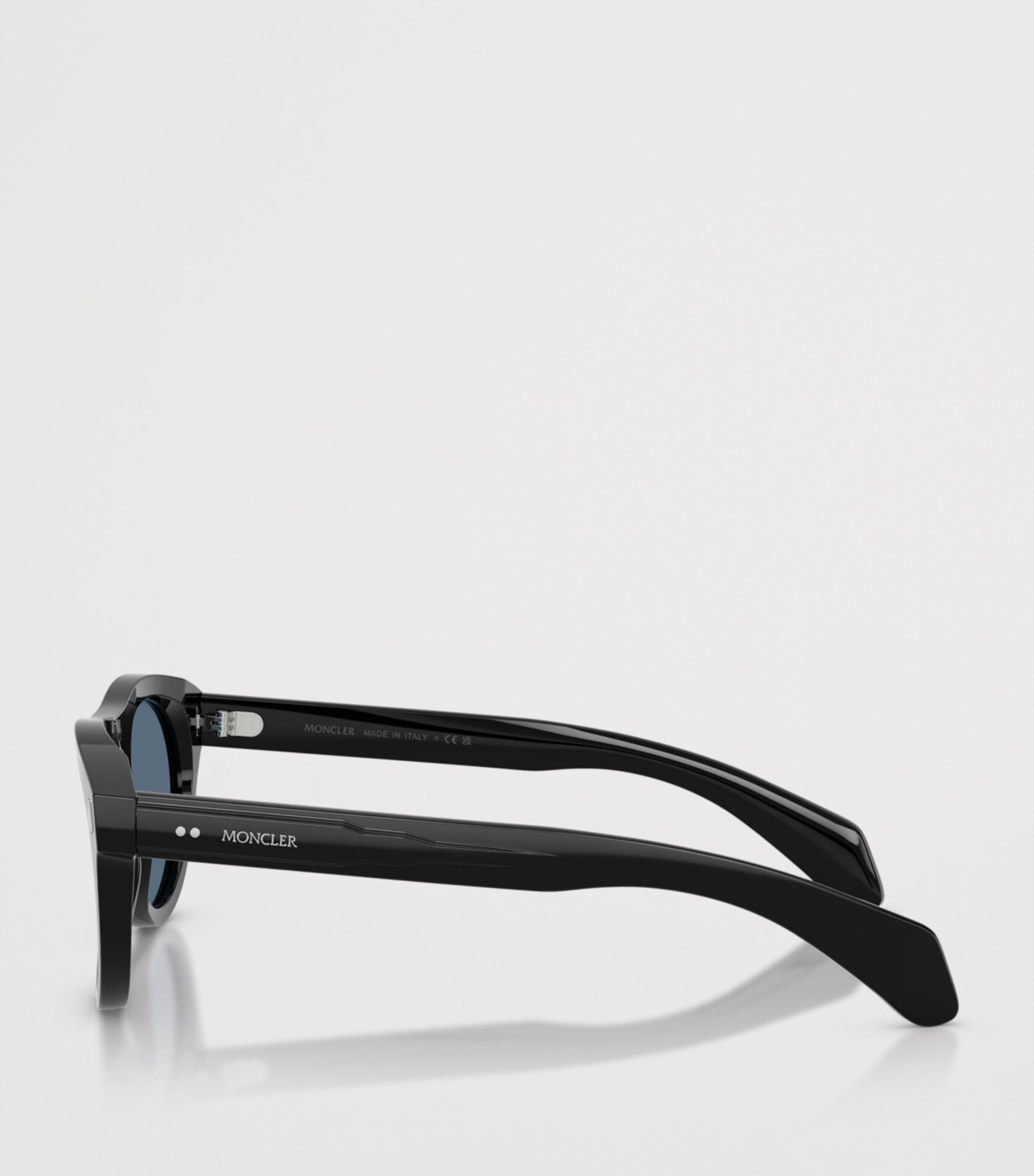 Moncler Splash Round Sunglasses Black Image 3
