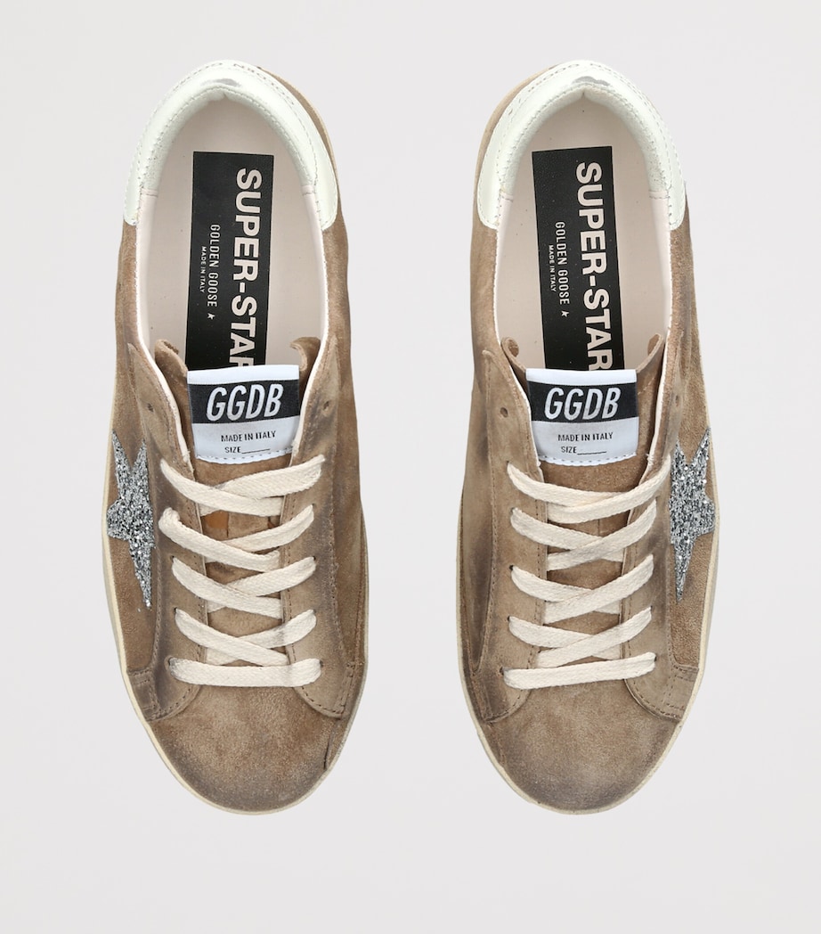 Golden Goose Suede Super Star Sneakers Tan Comb Image 4