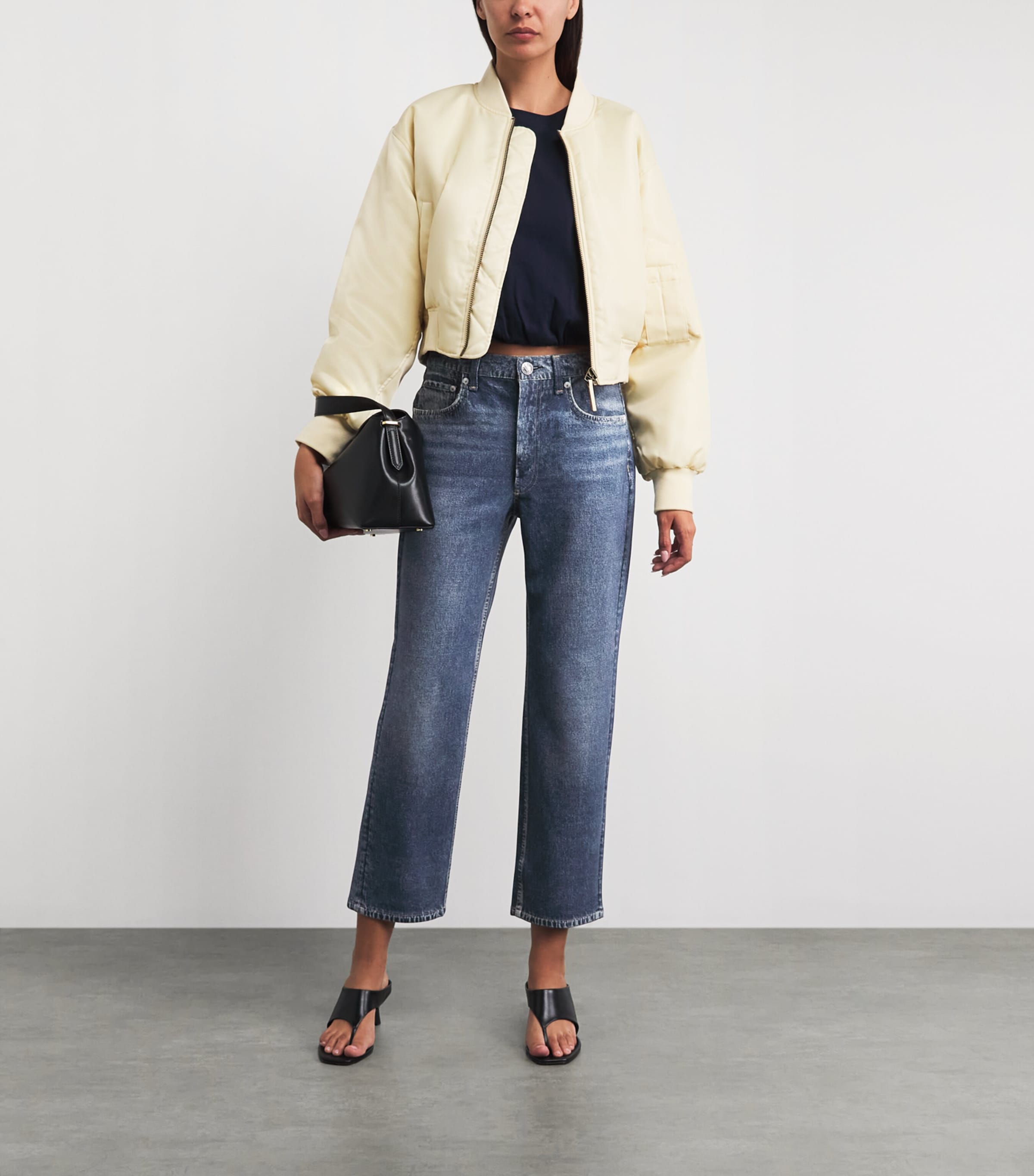 Rag & Bone Womens Miramar Harlow Straight Jeans Kimbr Image 2