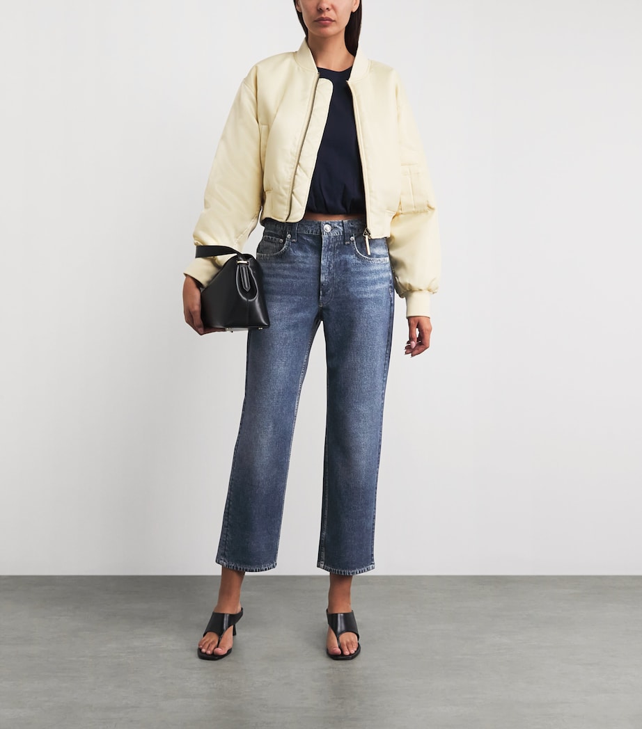 Rag & Bone Womens Miramar Harlow Straight Jeans Kimbr Image 2