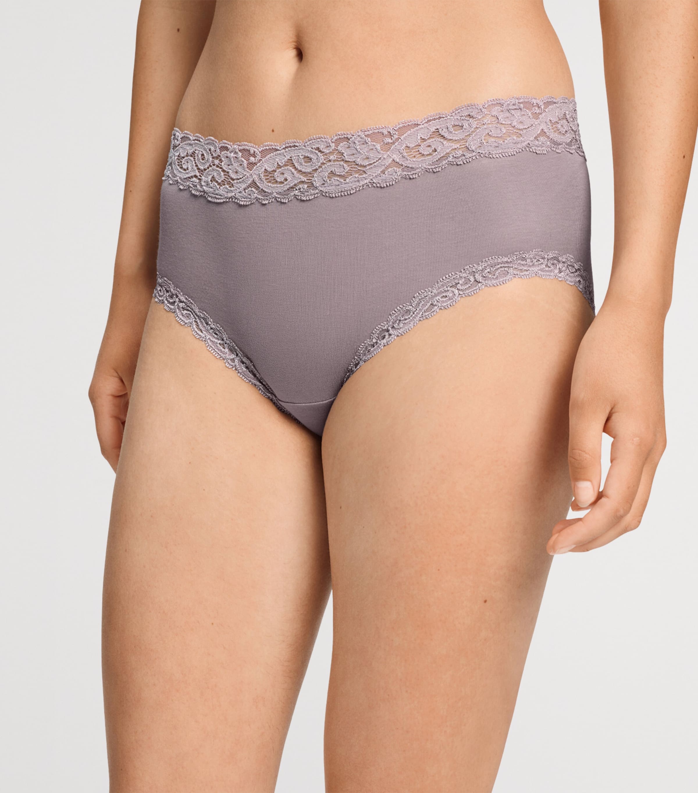 Hanro Womens Moments Maxi Briefs Stormy Rose Image 4