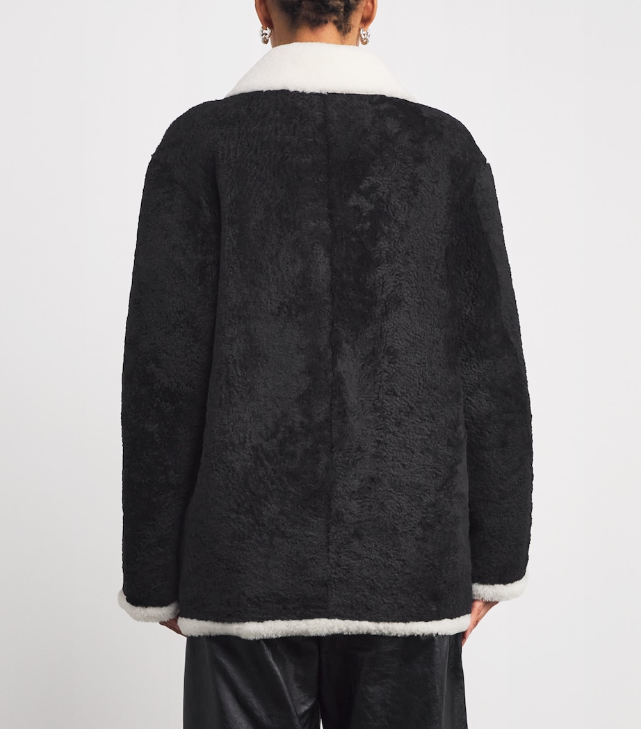 Lamb Shearling Jacket BLACK Image 4