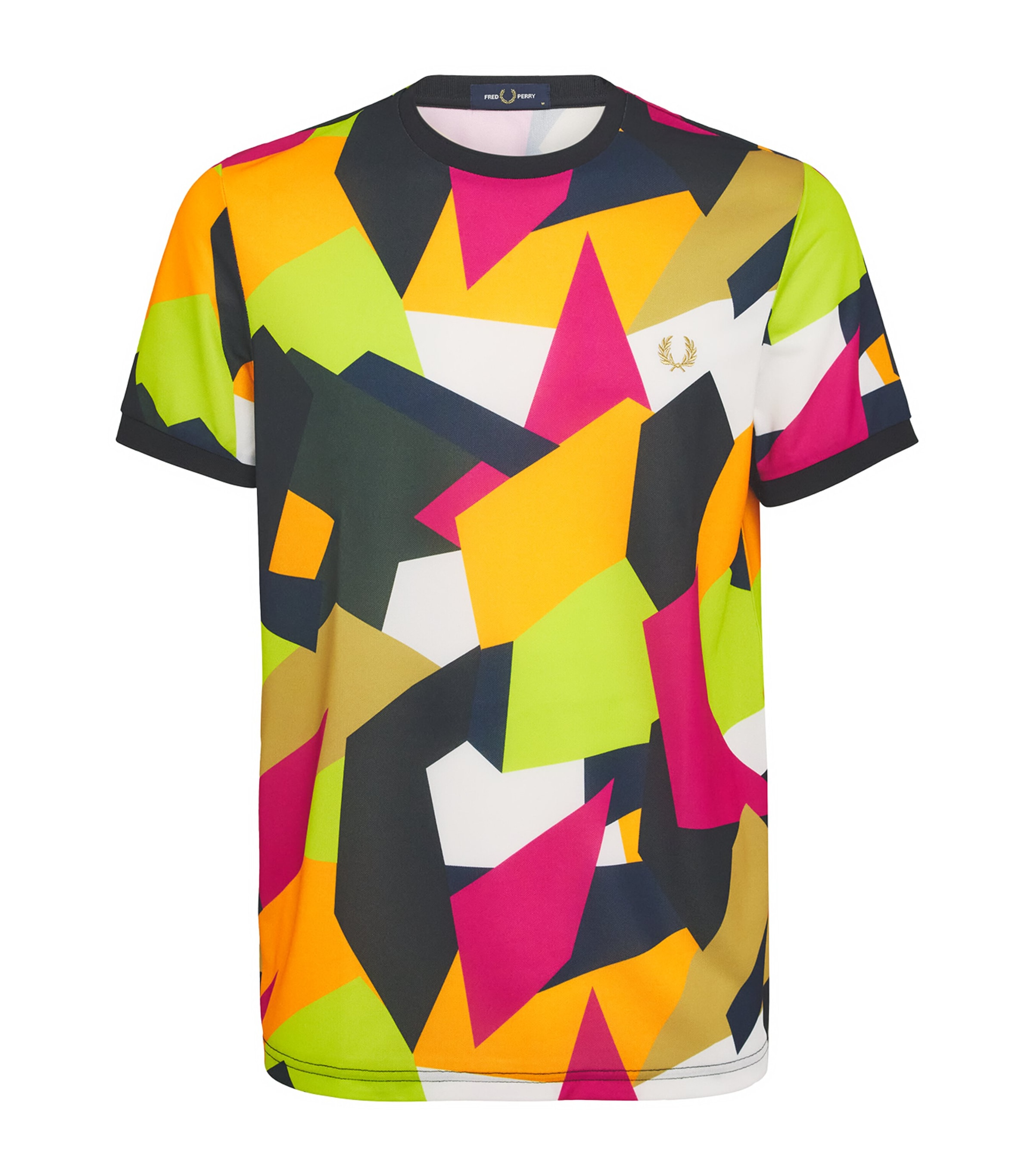 Fred Perry Printed Laurel Wreath T-Shirt | Men Clothing | T-Shirts | Printed T-Shirts | Designers | Fred Perry