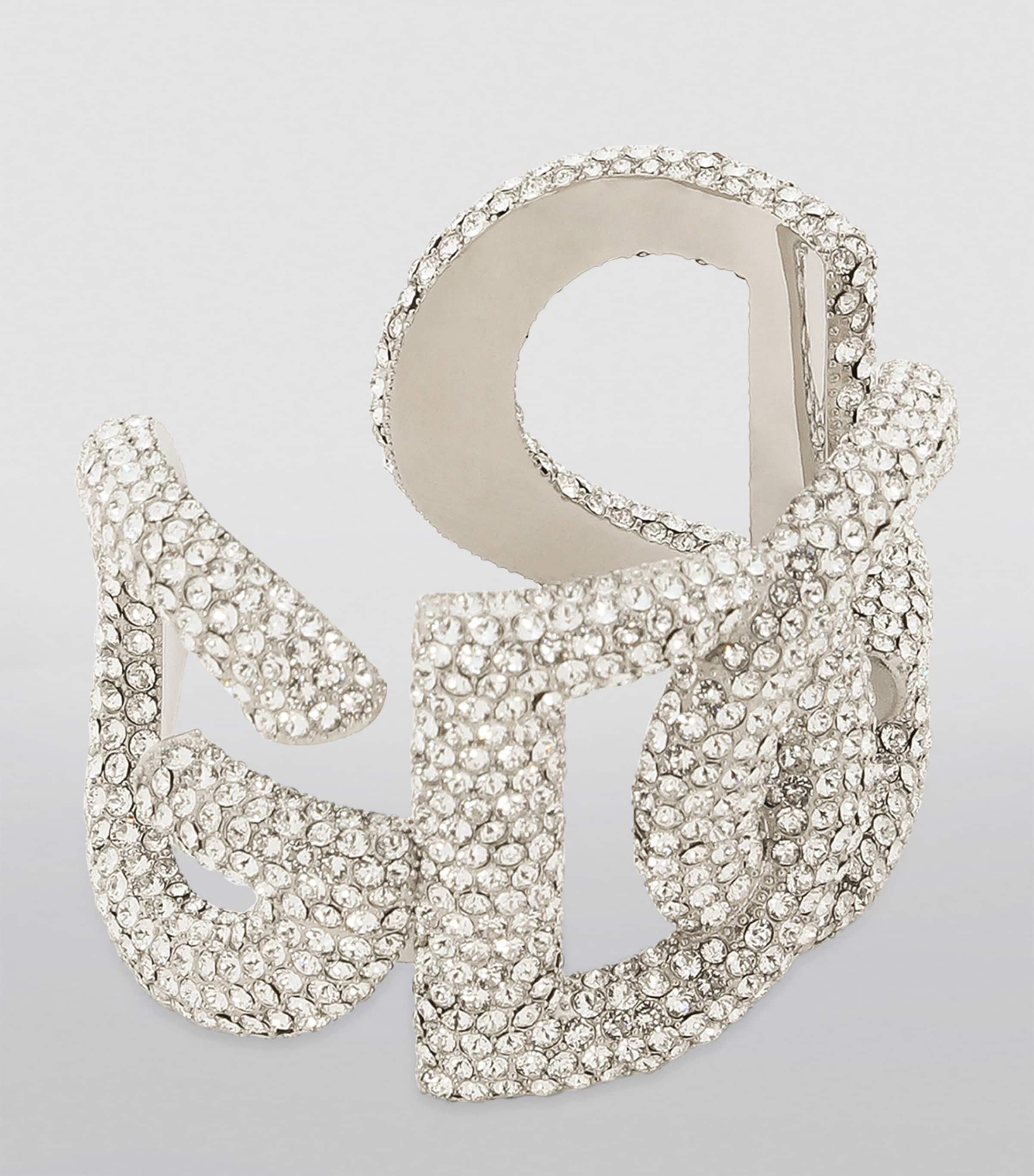 Embellished DG Millennials Logo Cuff Bracelet 87655-SILVER/PALLADI Image 2