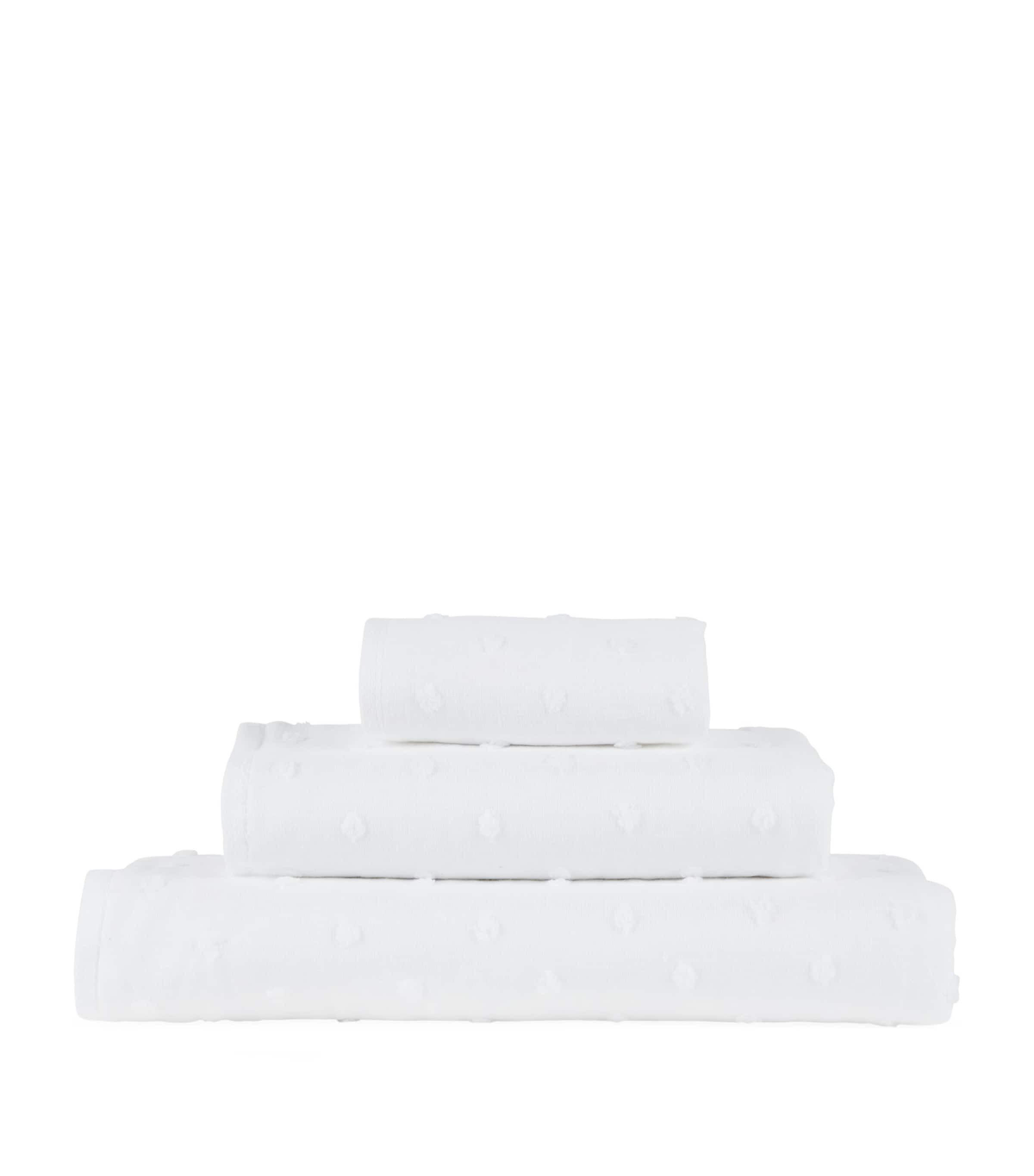 Uchino Zero Twist Gauze Dots Bath Towel (70cm x 140cm) | Bathroom | Designers | Uchino | Towels