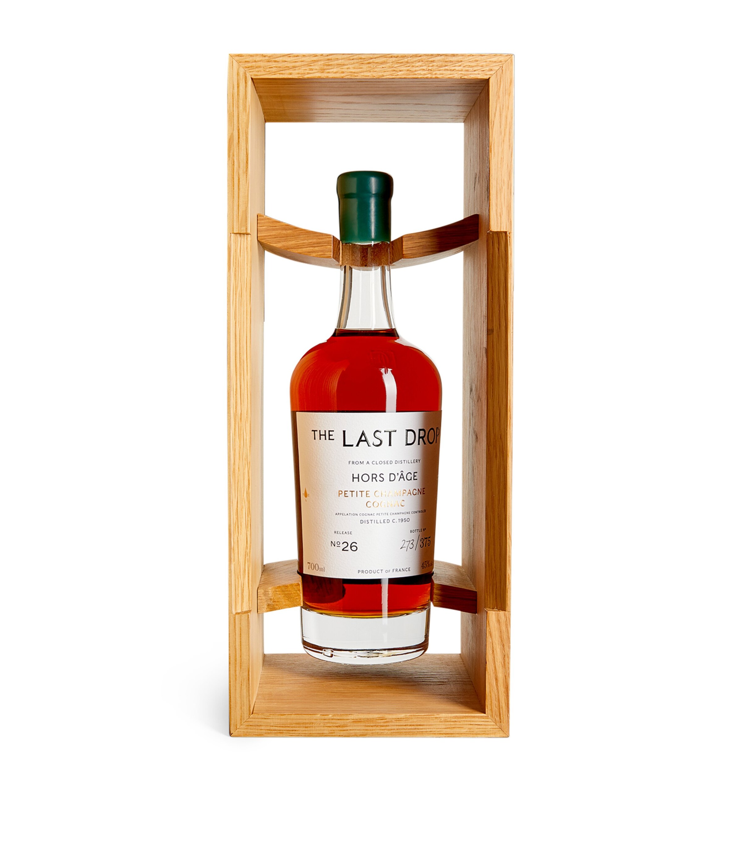 The Last Drop Distillers Hors d'Age Petite Champagne Cognac (70cl) – Cognac, France | Wine & Spirits | Spirits | Brandy