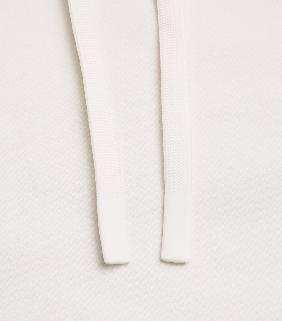 Hanro Mens Stretch-Cotton Natural Living Shorts Misty White Image 6