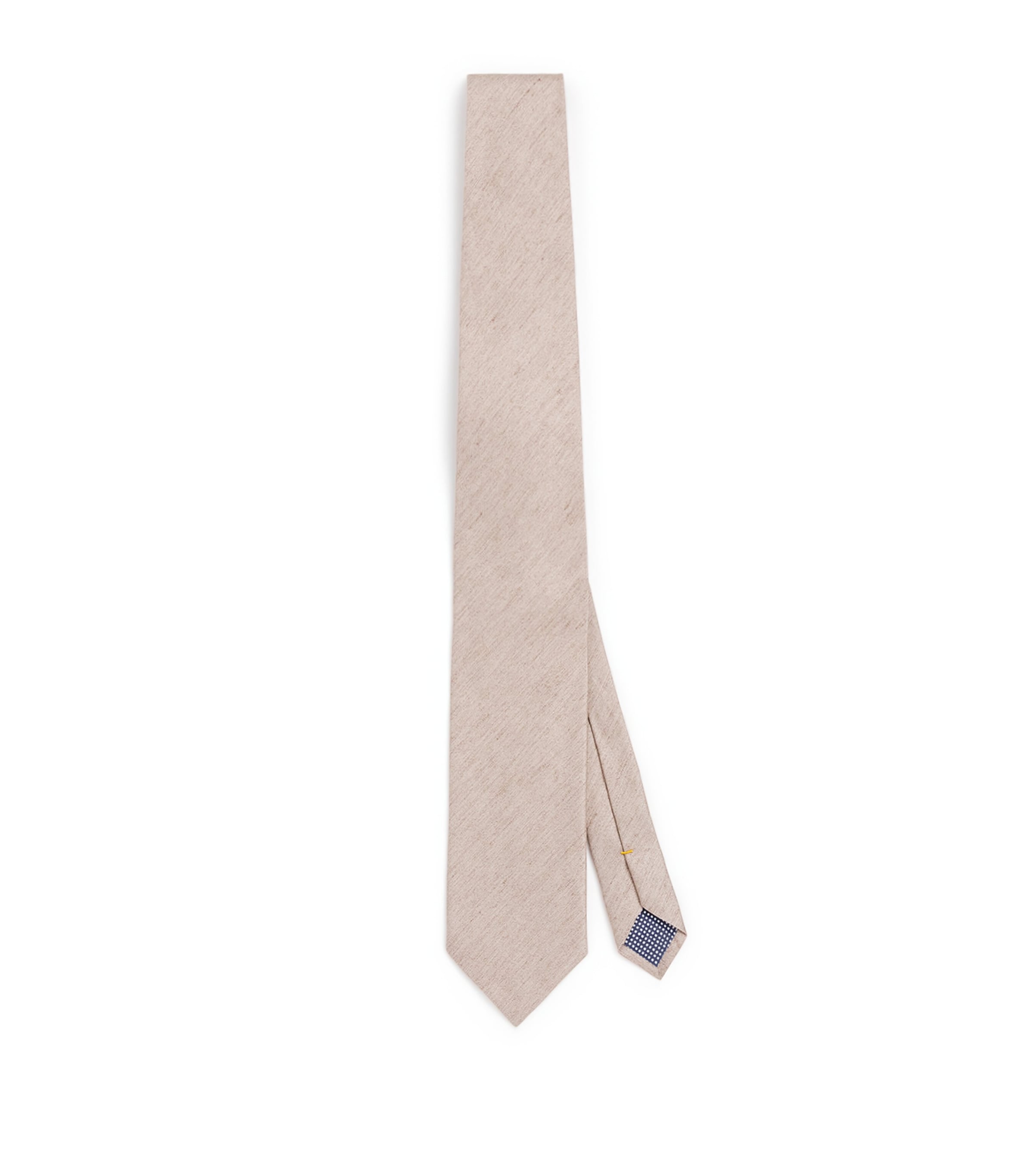 Linen-Silk Tie BEIGE SOLI Image 1