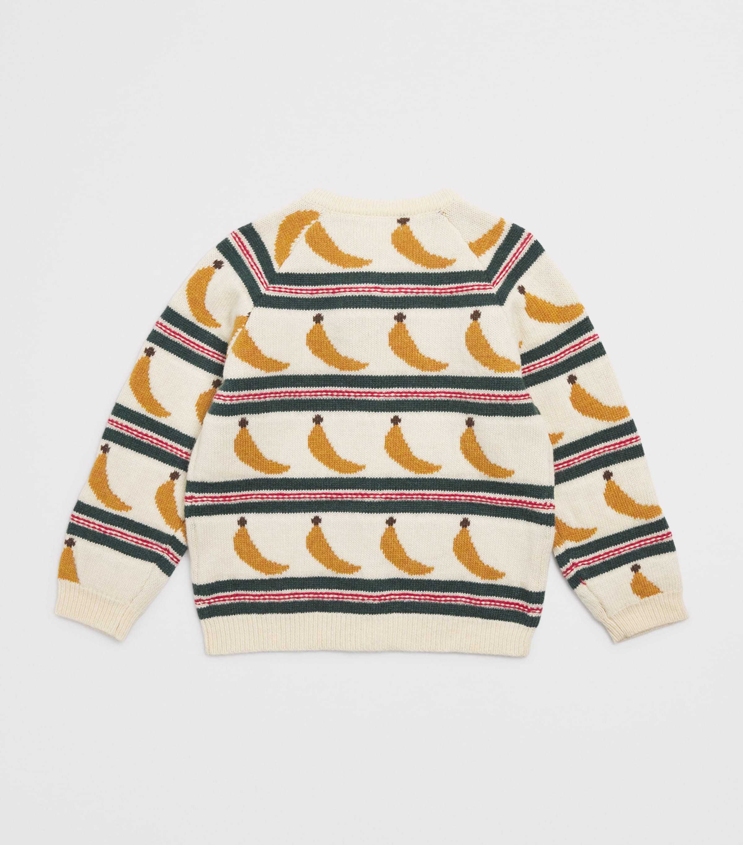 Wool-Blend Billi Cardigan (5-10 Years) S35036 BANANA Image 2