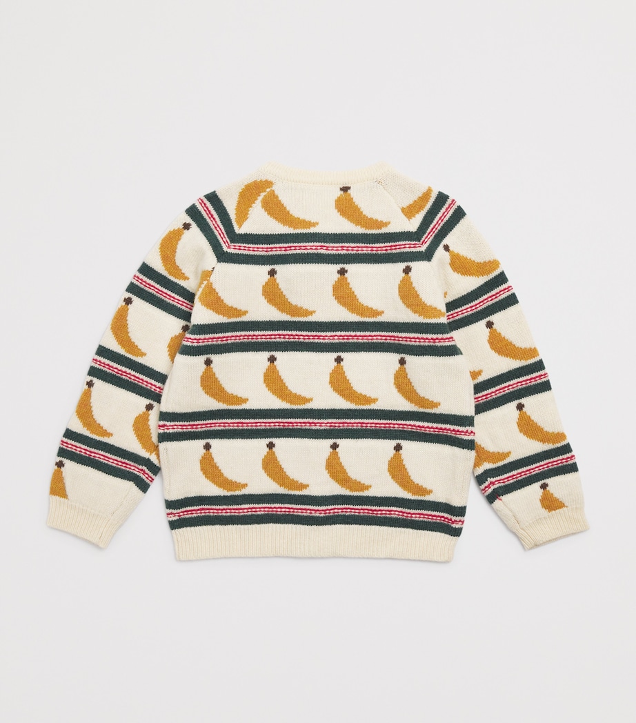 Wool-Blend Billi Cardigan (5-10 Years) S35036 BANANA Image 2