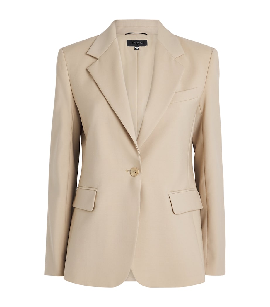 Virgin Wool Blazer BEIGE Image 1
