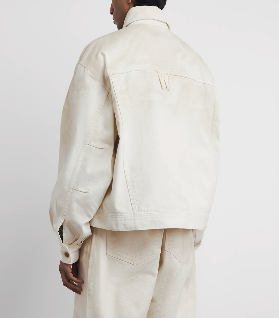 Willy Chavarria Mens Chachi Denim Jacket Masa Image 5