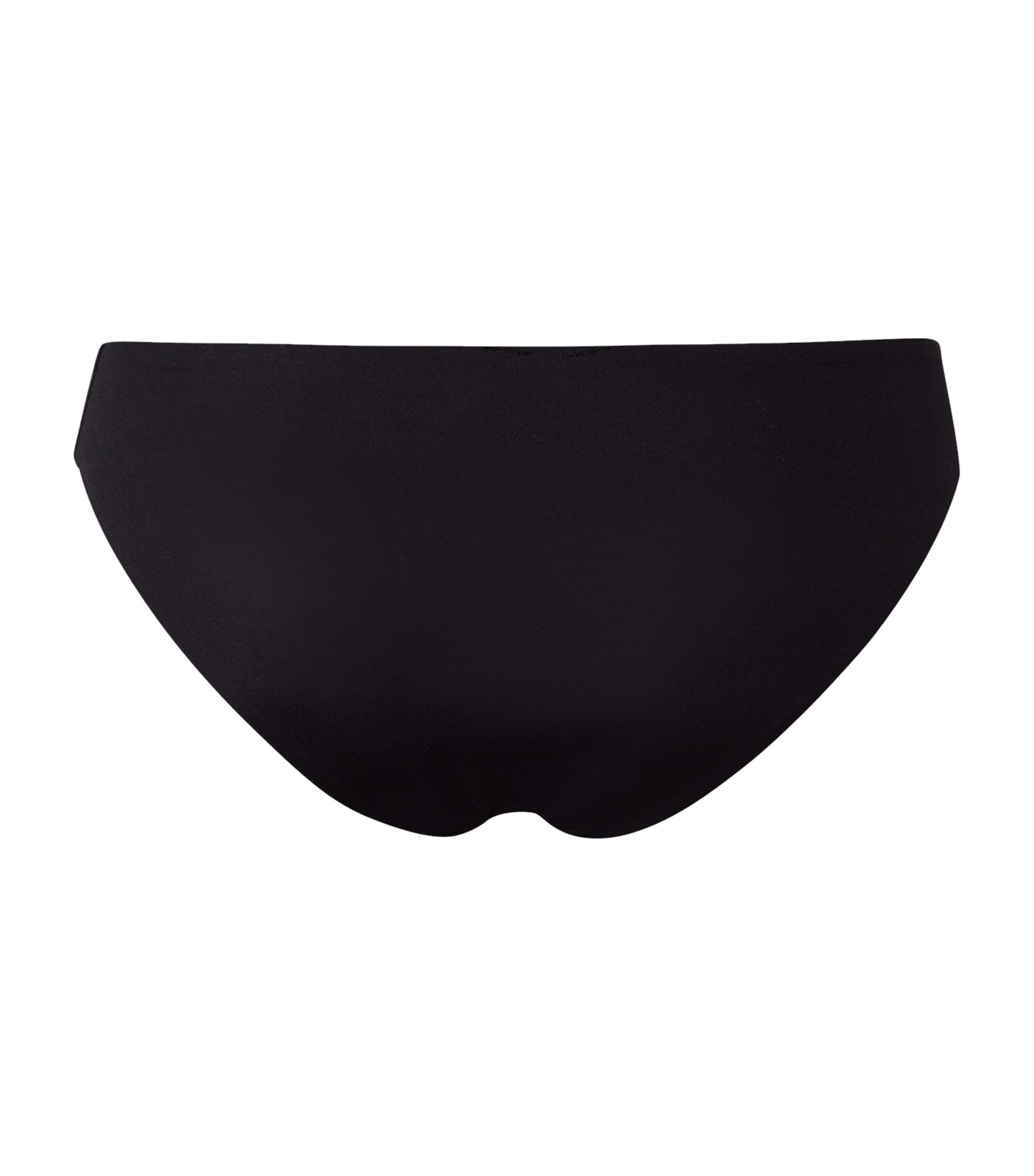 Hanro Womens Invisible Touch Mini Briefs Black Image 2