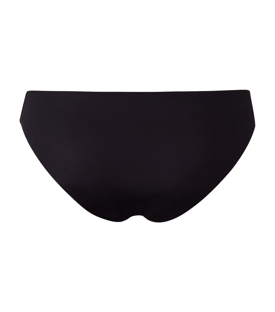 Hanro Womens Invisible Touch Mini Briefs Black Image 2