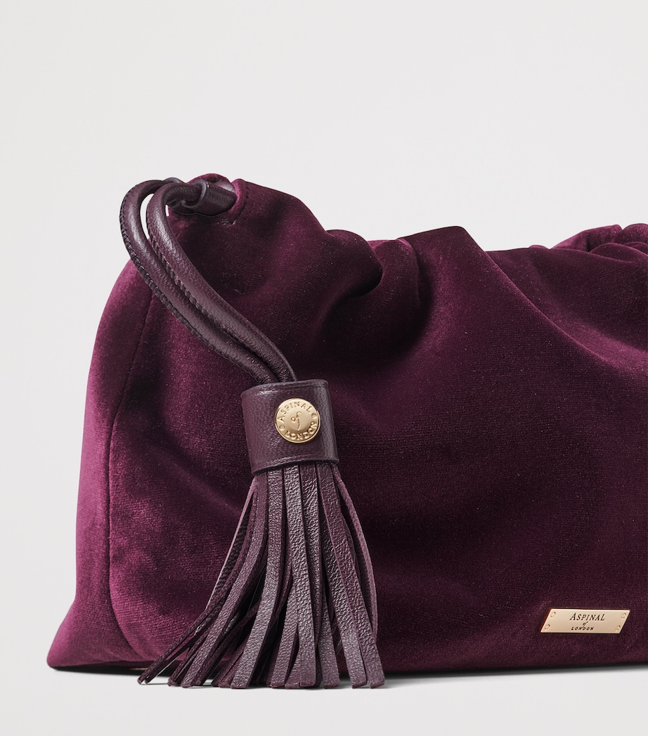 Velvet Freida Top-Handle Bag CASSIS Image 4