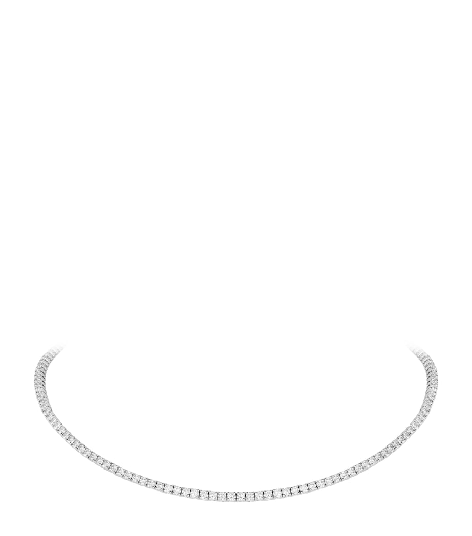 White Gold and Diamond Rivière Vendôme Necklace WHITE GOLD Image 3