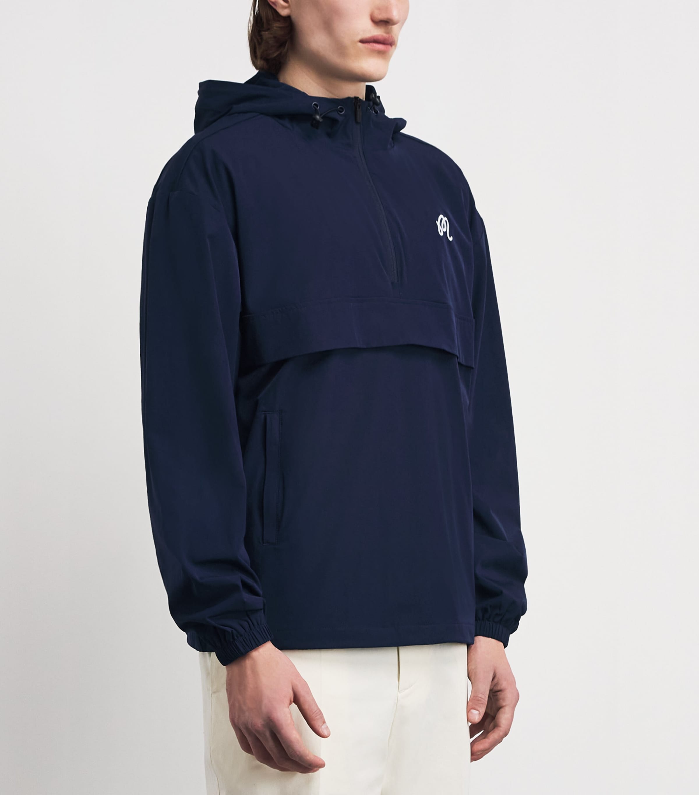 Malbon Golf Mens Ridge Anorak Navy Image 4
