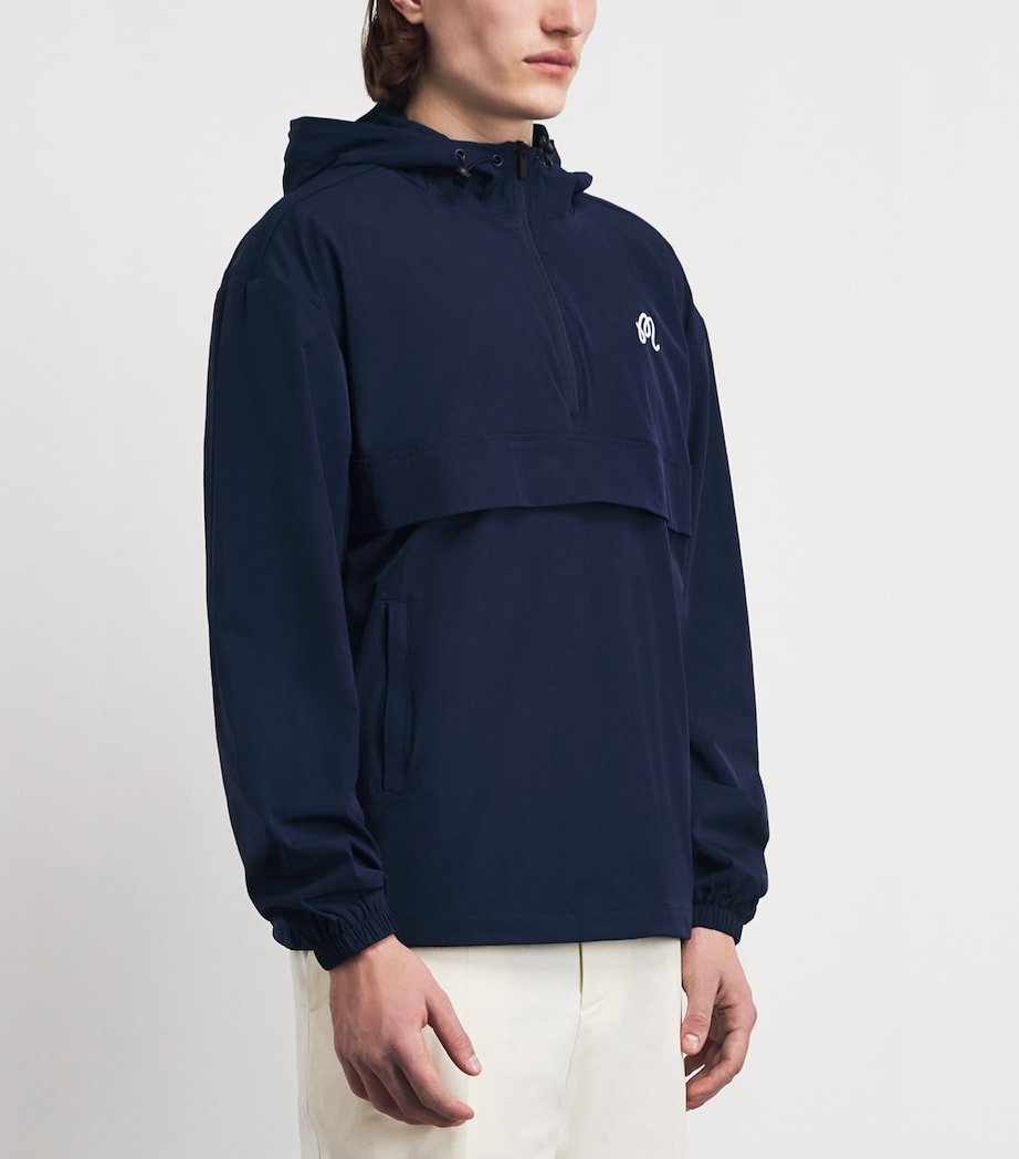 Malbon Golf Mens Ridge Anorak Navy Image 4