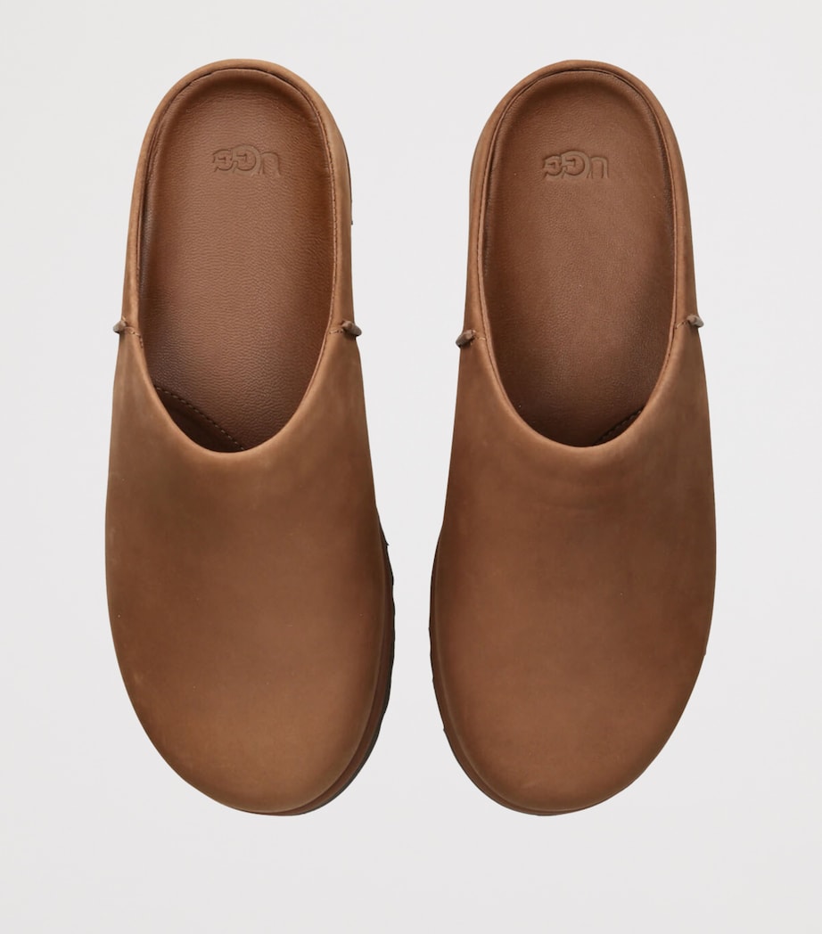 Suede Otzo Clogs BROWN Image 4