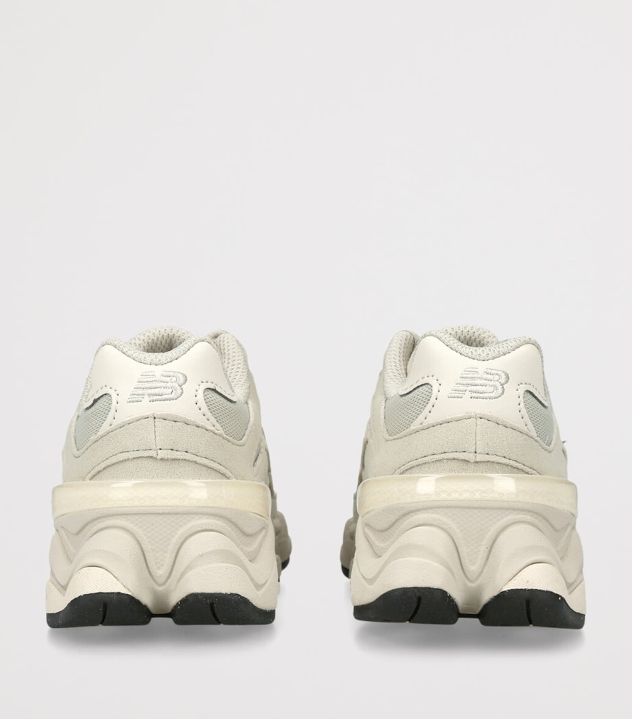 New Balance Kids Leather 9060 Sneakers White Image 2