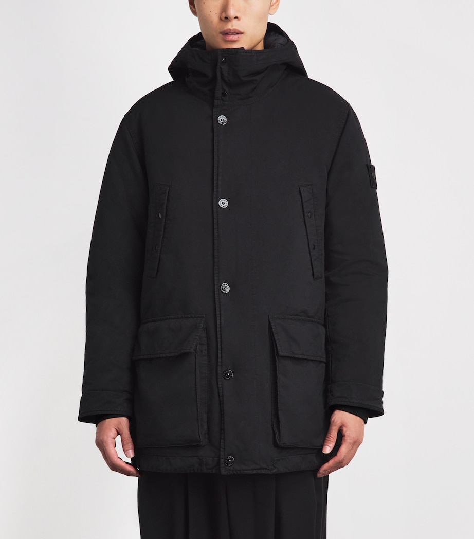 Stone Island Mens GHOST PIECE Short Down Parka Image 4