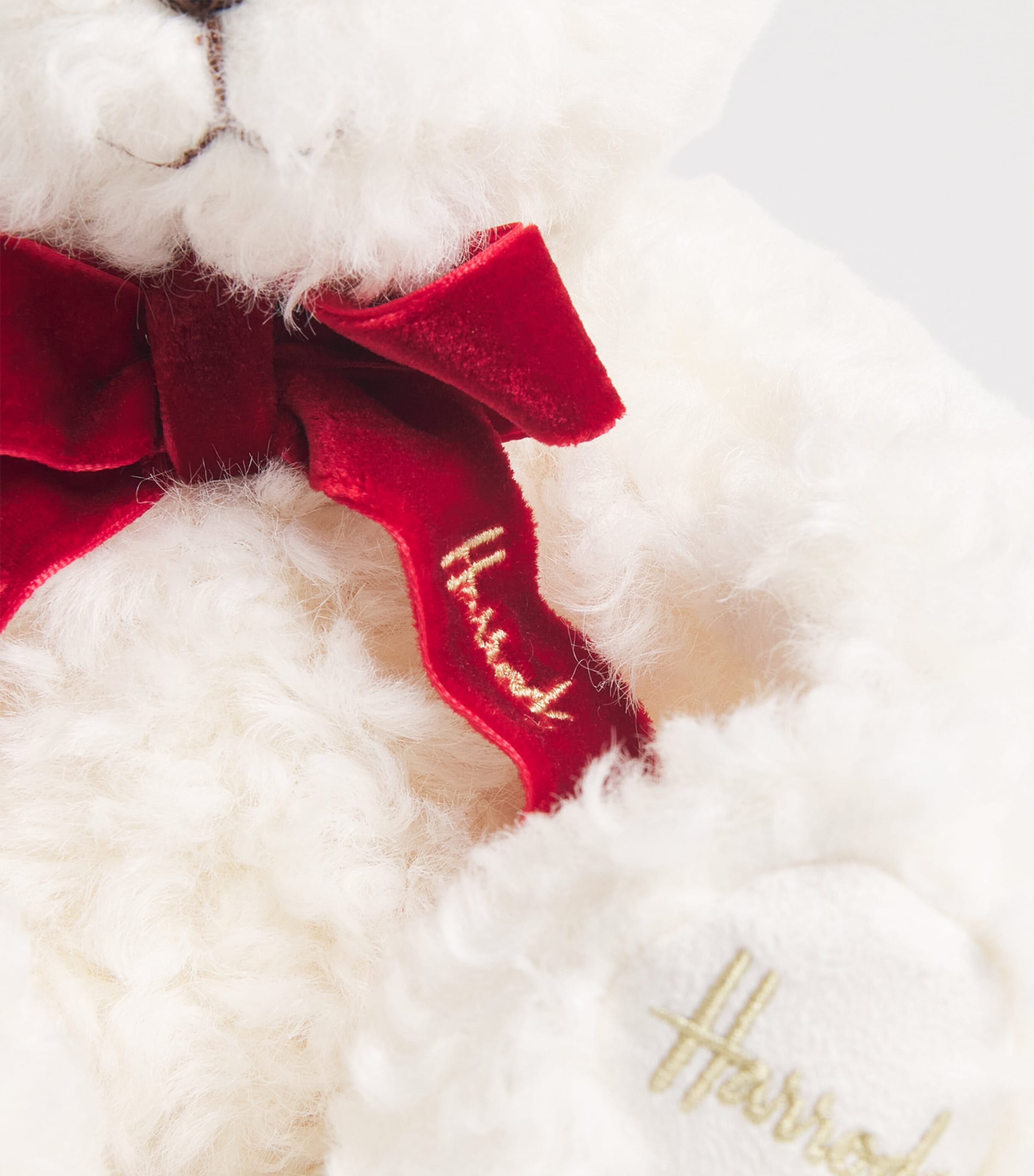 Harrods Snowball Tub Bear (17cm) Brown Image 3