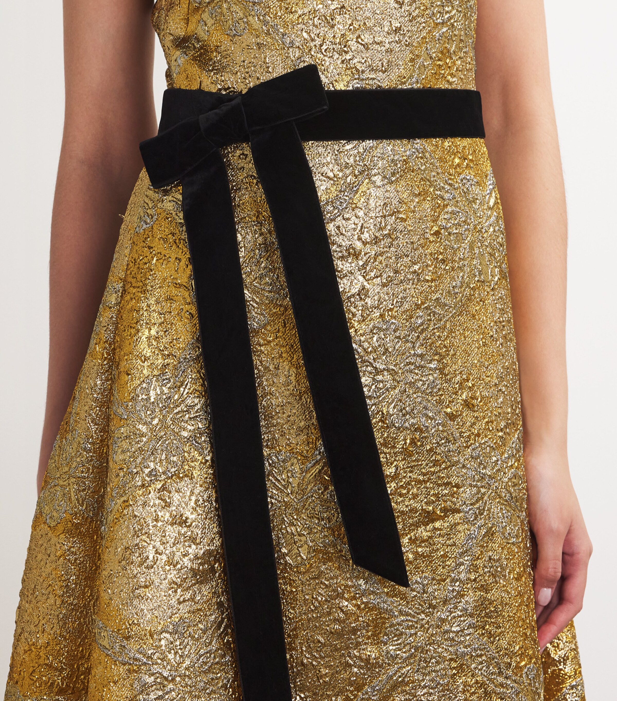 Mary Katrantzou Womens Metallic Mykah Maxi Dress Plexus Metallic Image 6