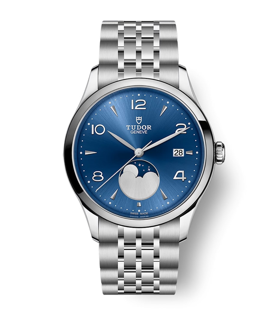 1926 Luna Stainless Steel Watch 39mm BLUE Image 1