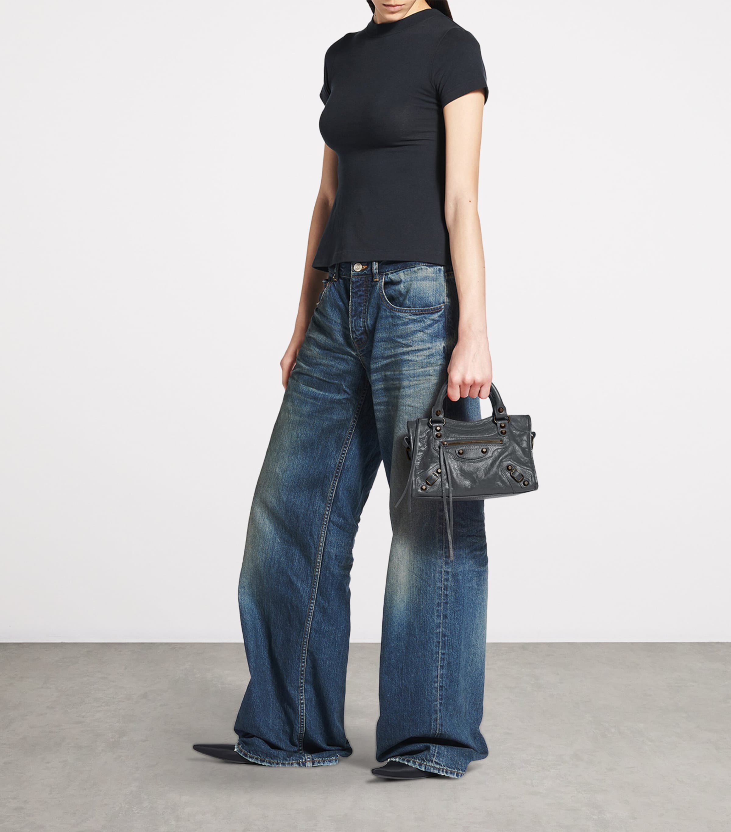 Mini Leather Le City Top-Handle Bag 1251 Image 5