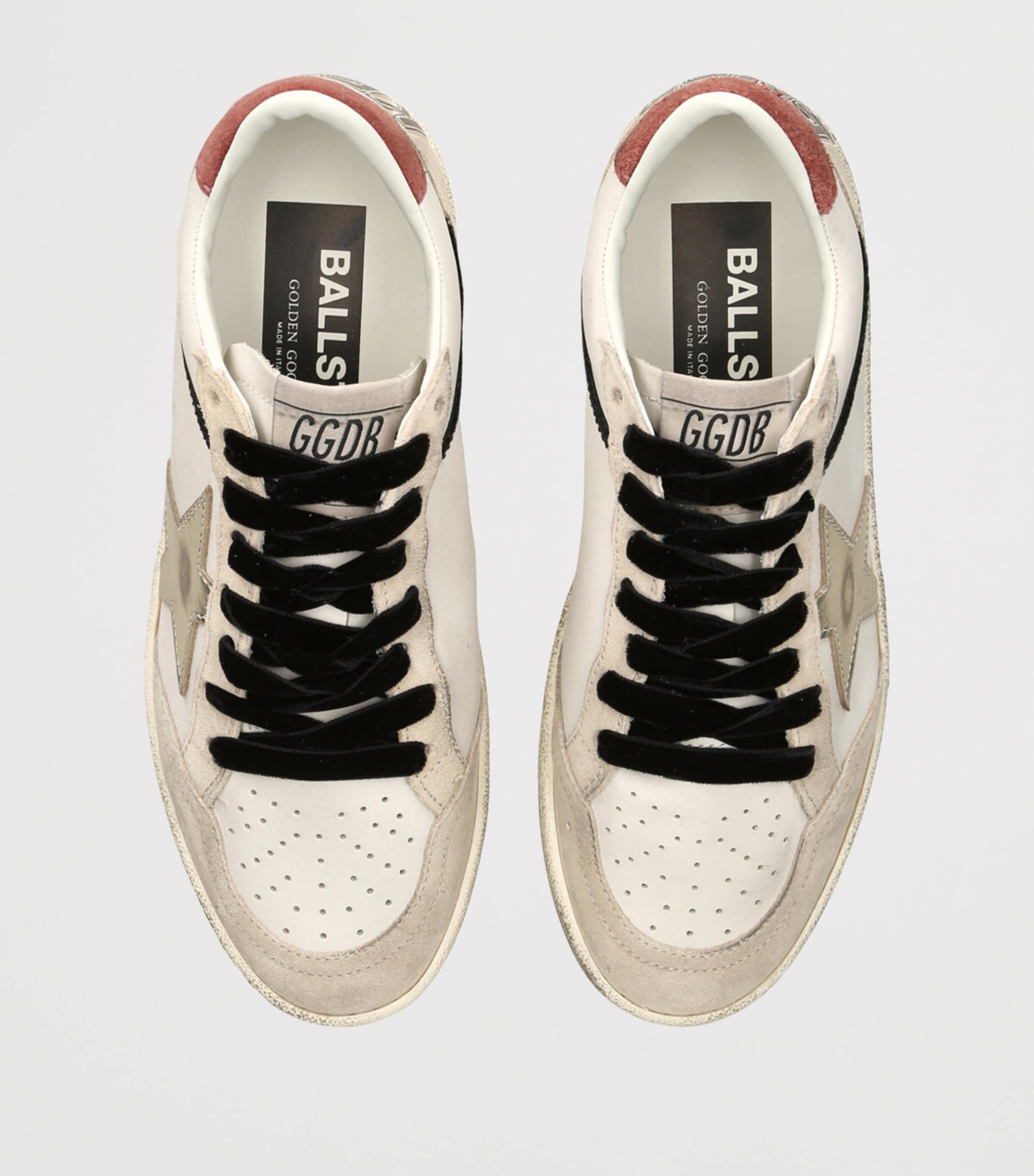 Leather Ball Star Sneakers WHITE/COMB Image 4