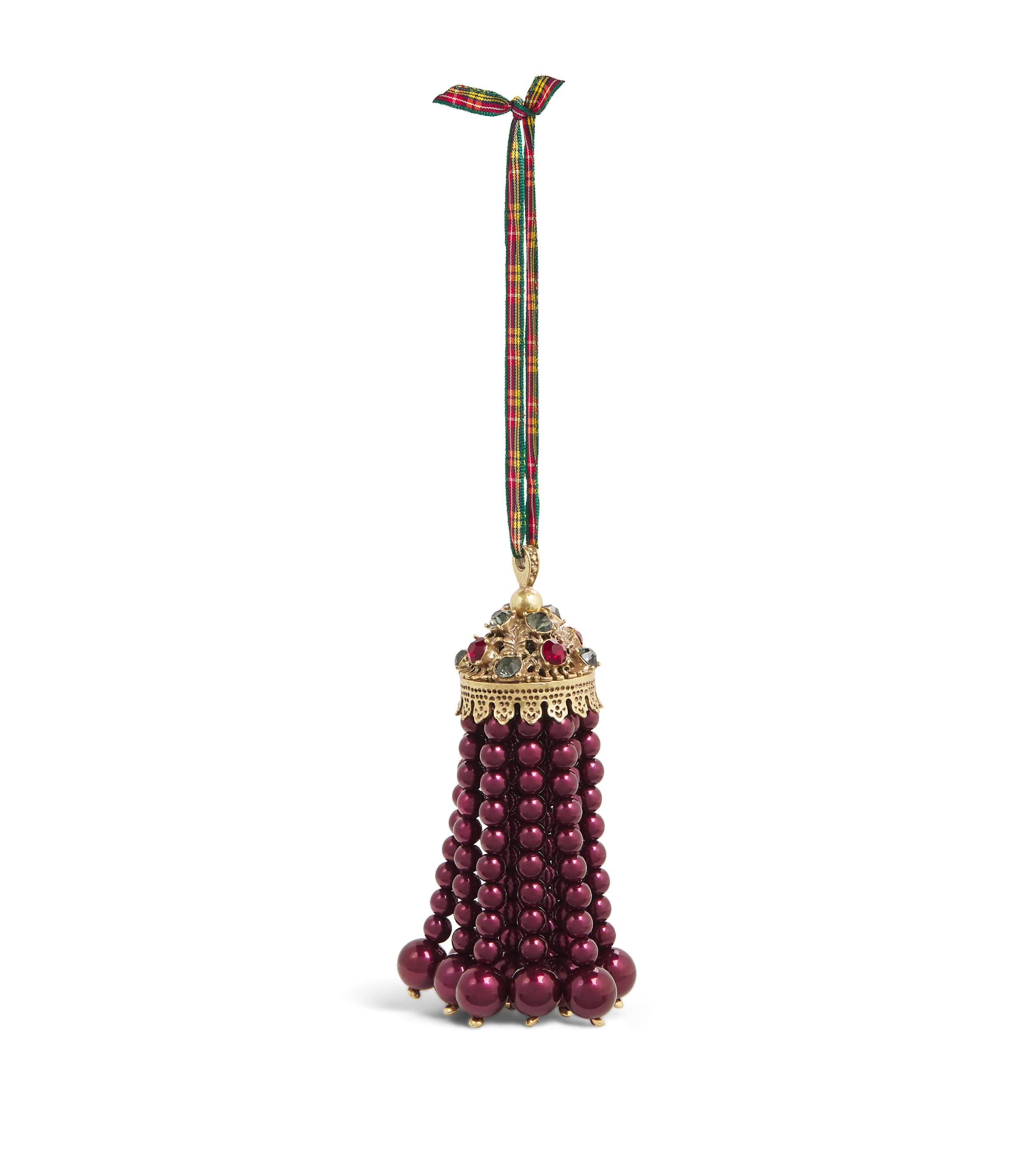 Joanna Buchanan Baroque Jewel Tree Decoration In Burgundy