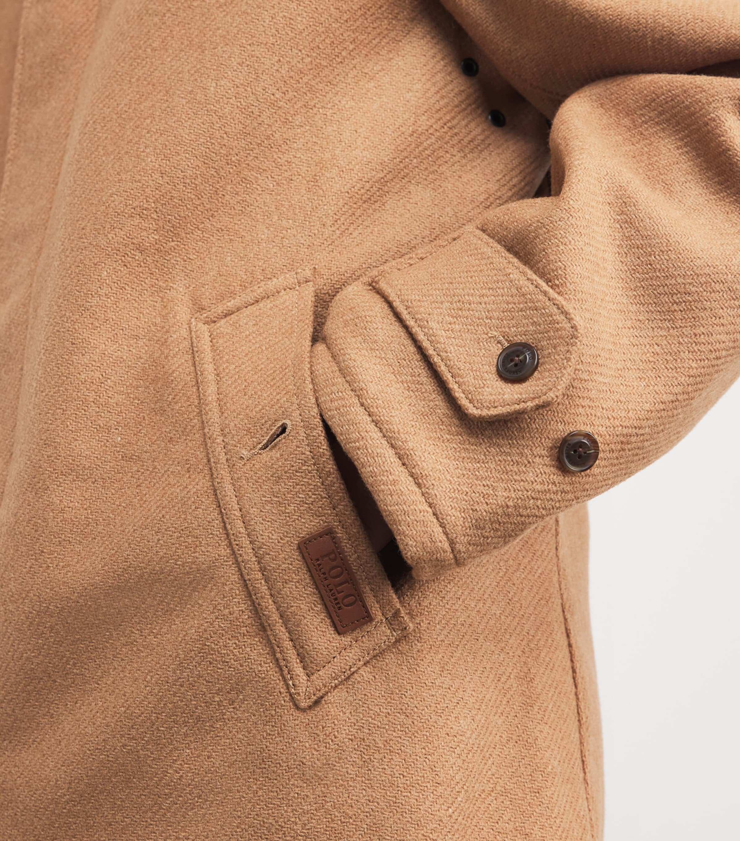 Wool Langdon Overcoat NATURAL Image 6